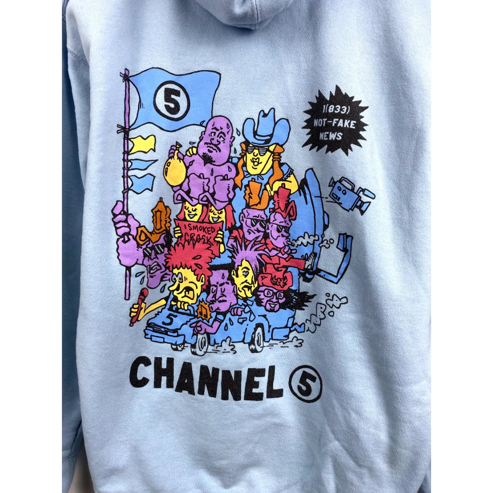 Vintage Nike All Gas No Brakes Channel 5 Independent Hoodie Retro Blue L Mens Regular Pullover Sweatshirt Size US L / EU 52-54 / 3 - 4 Thumbnail