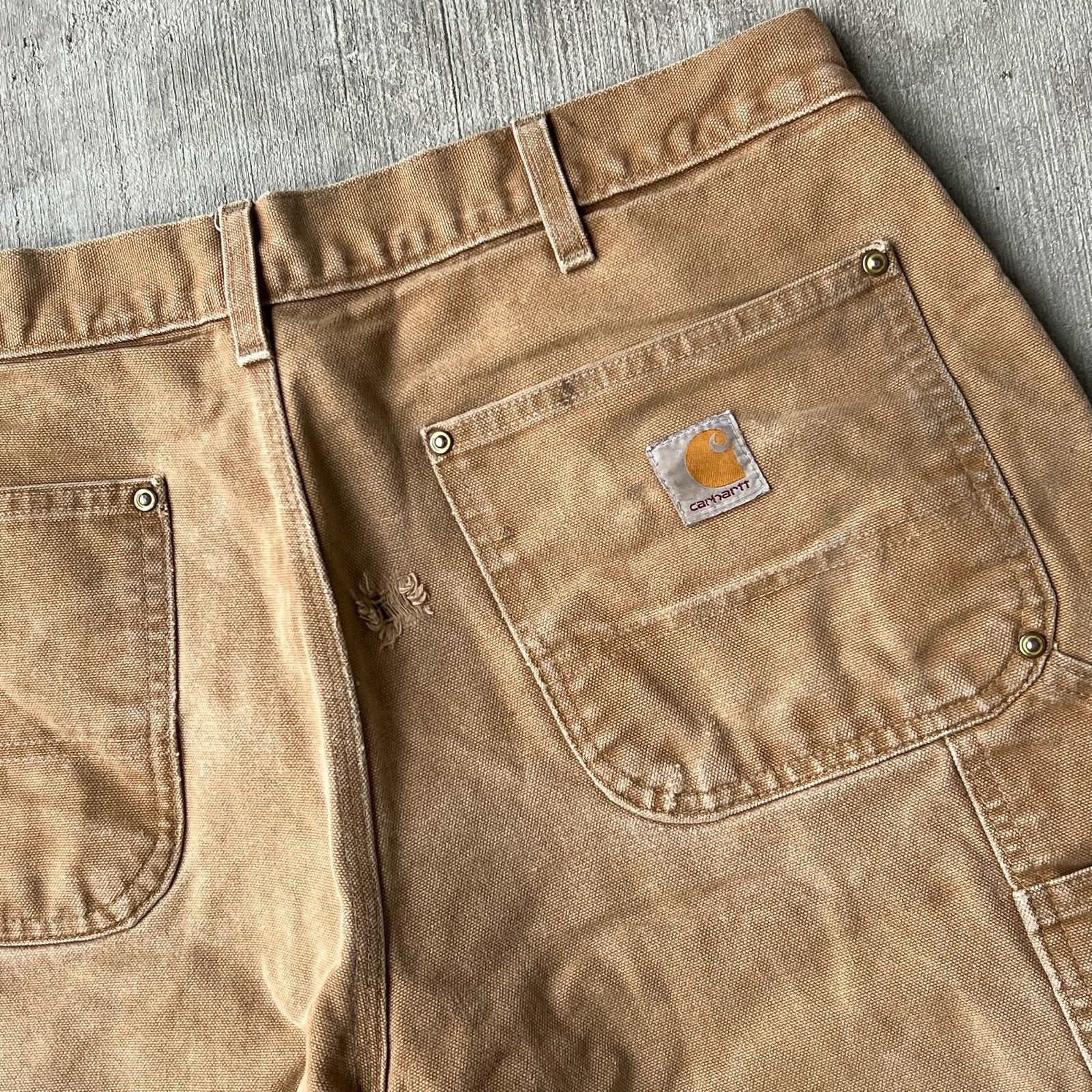 Carhartt × Vintage Carhartt brown double knee work wear carpenter pants Size US 35 - 12 Thumbnail
