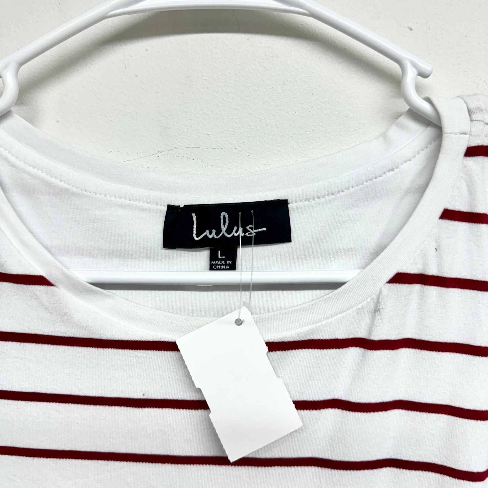 Other Lulus Cafe Society Short Sleeve Striped Shirt Dress Large Size L / US 10 / IT 46 - 3 Thumbnail