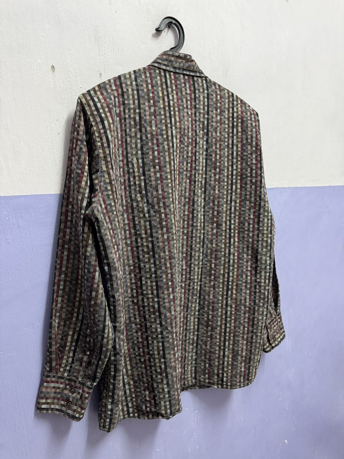 Missoni Missoni Multicolour Small Checkered Button Up Shirt Size US M / EU 48-50 / 2 - 11 Thumbnail