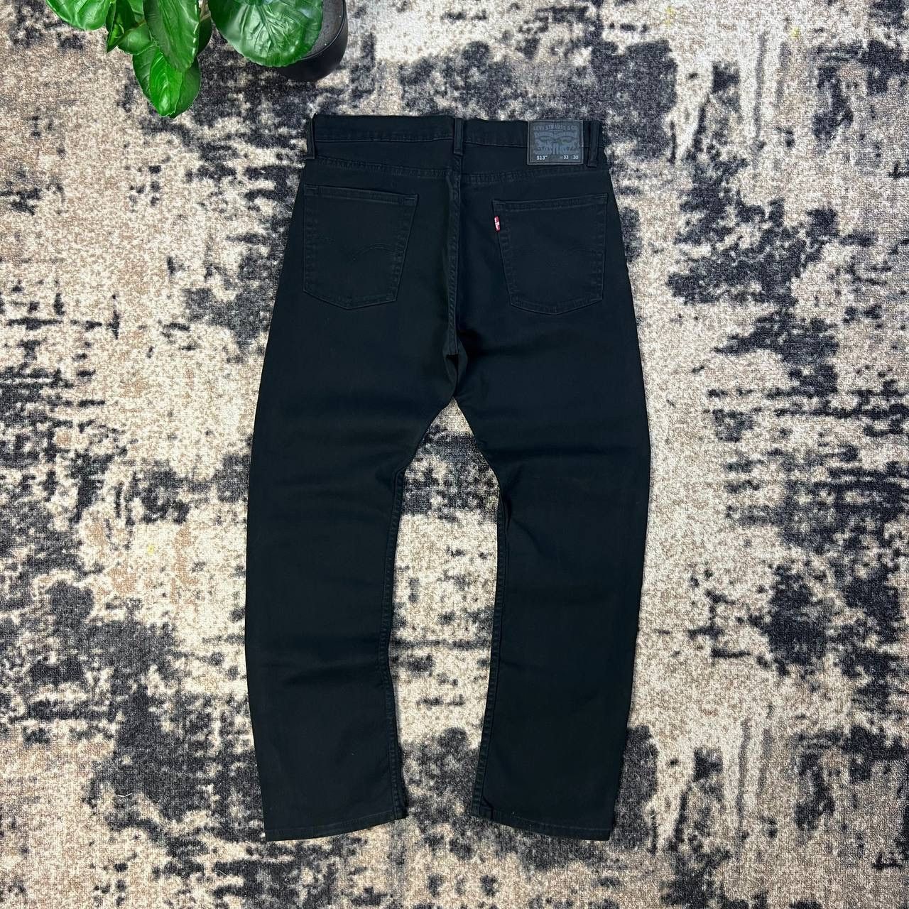 Levi's 513 Levis Vintage Y2K Black Denim Jeans Streetwear Style Size US 33 - 1 Thumbnail