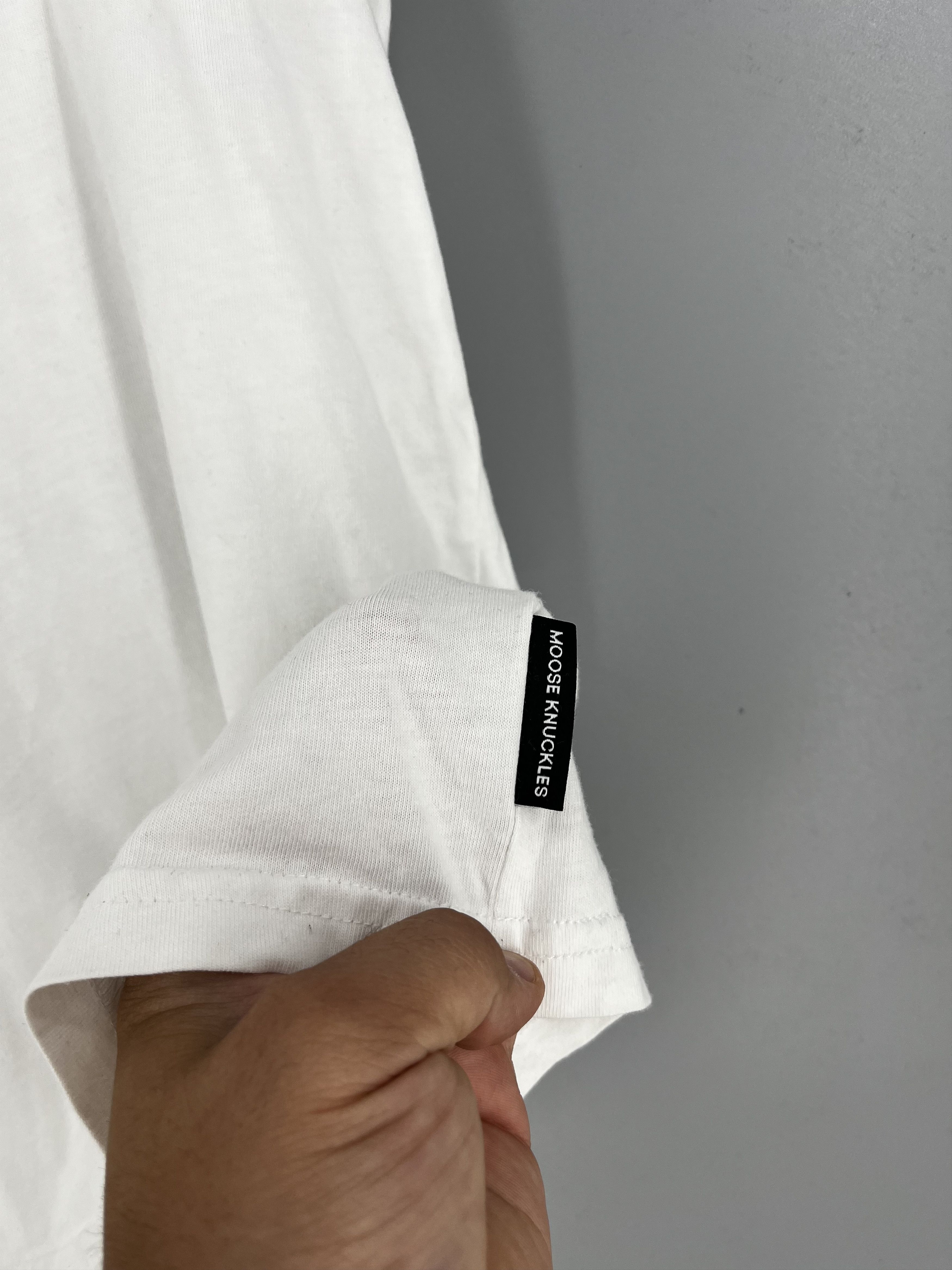 Moose Knuckles Moose Knuckles Augustine T-shirt White With Logo Print Size US XL / EU 56 / 4 - 8 Thumbnail