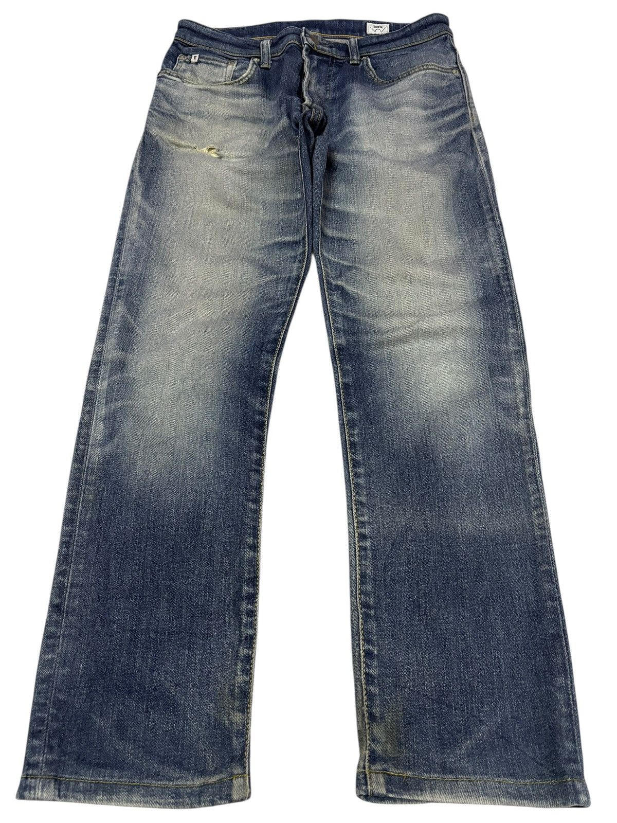Edwin Vtg Edwin Japan Faded Distressed Jeans Size US 29 - 1 Thumbnail