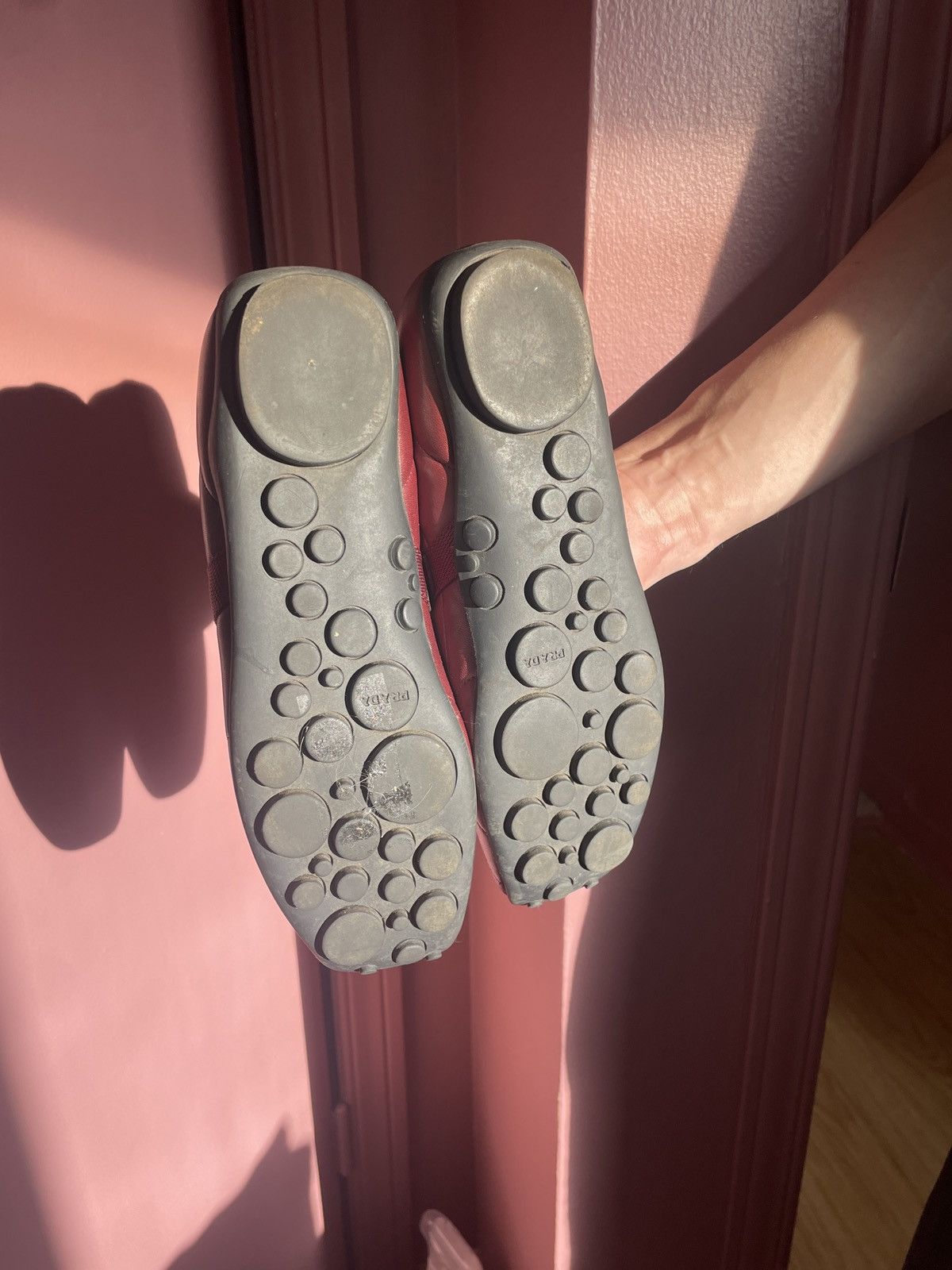 Prada PRADA 2000s LEATHER SPORT BALLERINAS Size US 6.5 / IT 36.5 - 4 Thumbnail