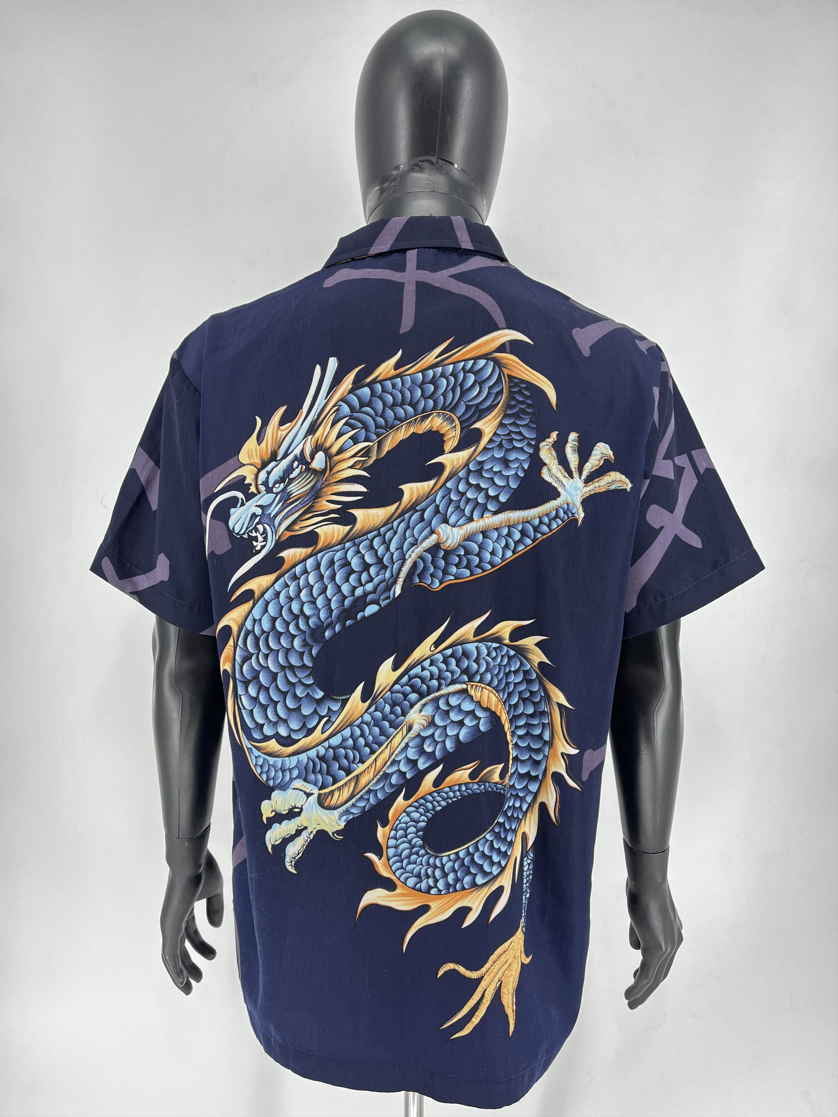 Vintage Y2K vintage Hawaiian Shirt Big logo Dragon Size US M / EU 48-50 / 2 - 11 Thumbnail