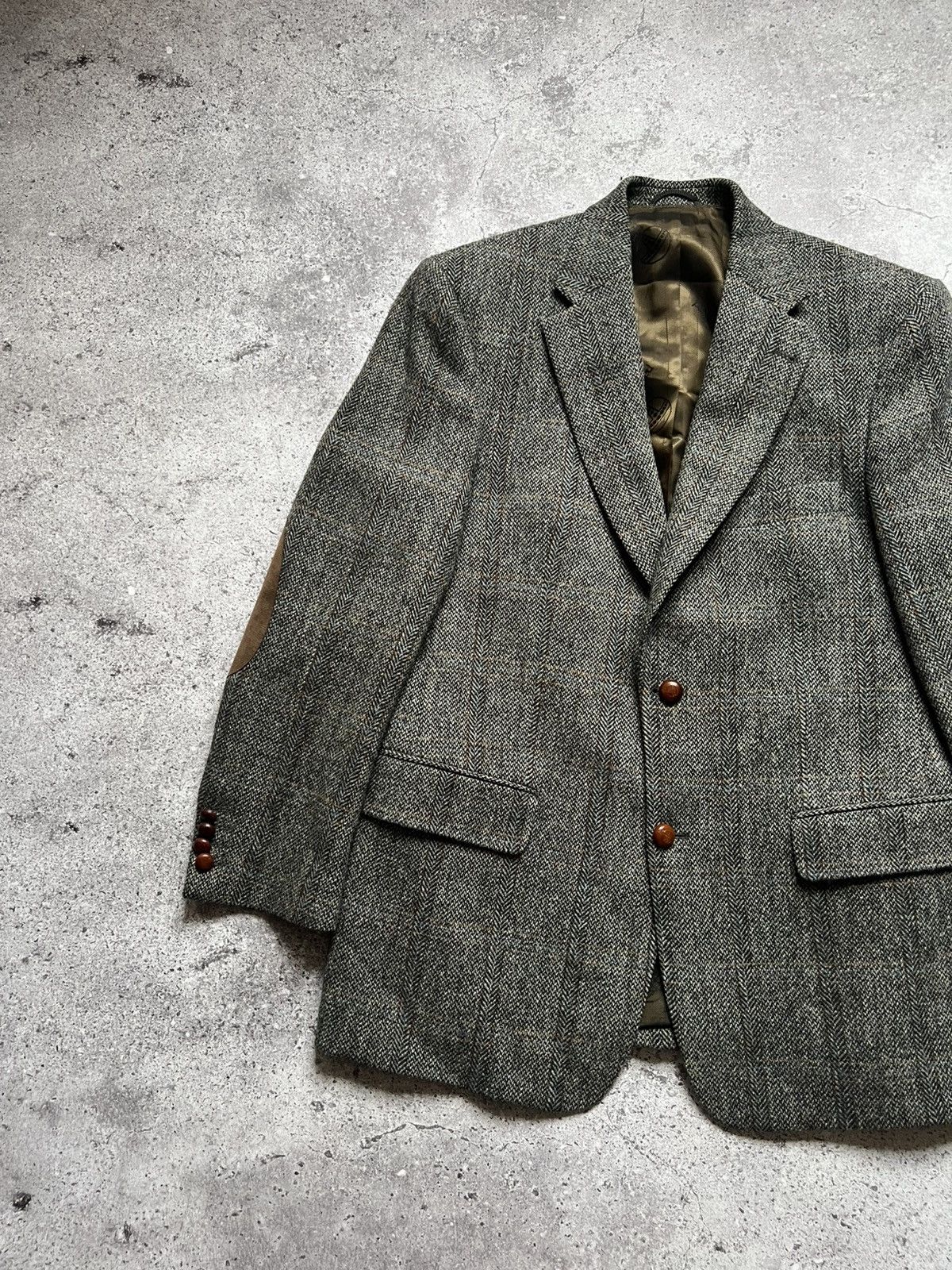 Harris Tweed Harris Tweed Mario Barutti Wool Blazer Jacket Men's Size 40L - 2 Thumbnail
