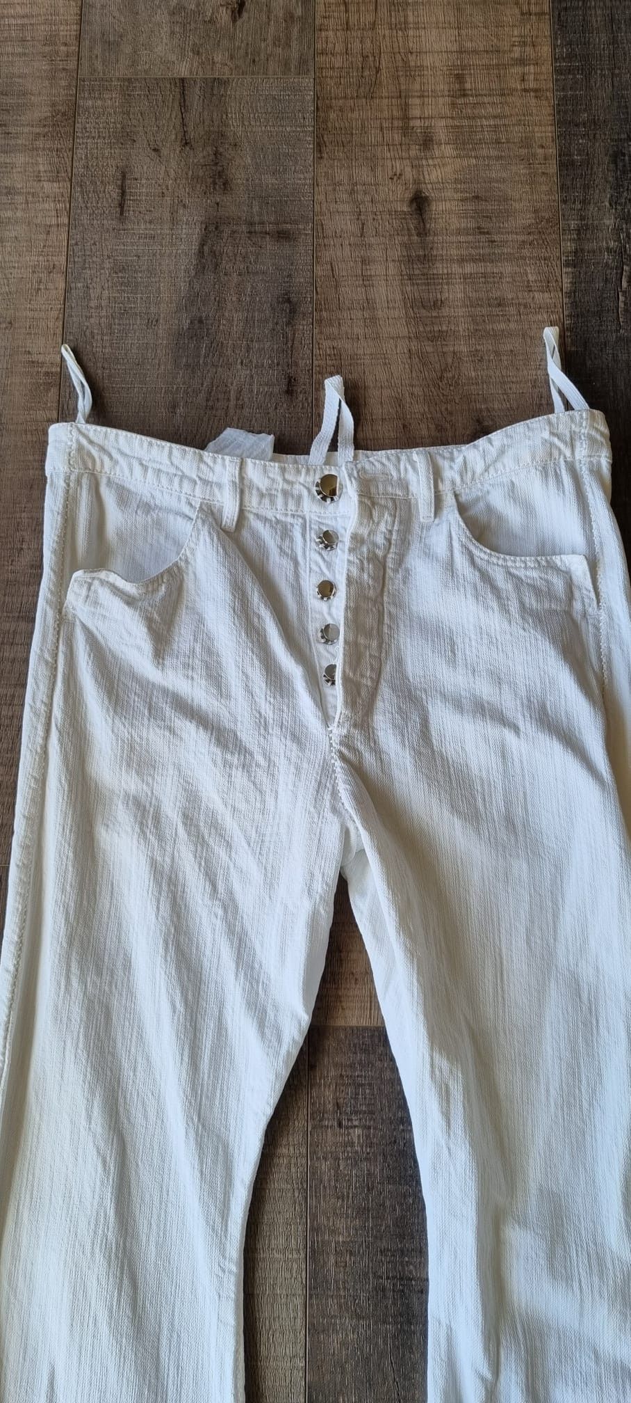 Carol Christian Poell Carol Christian Poell CCP White Denim Pant Size 50 Size US 34 / EU 50 - 4 Thumbnail