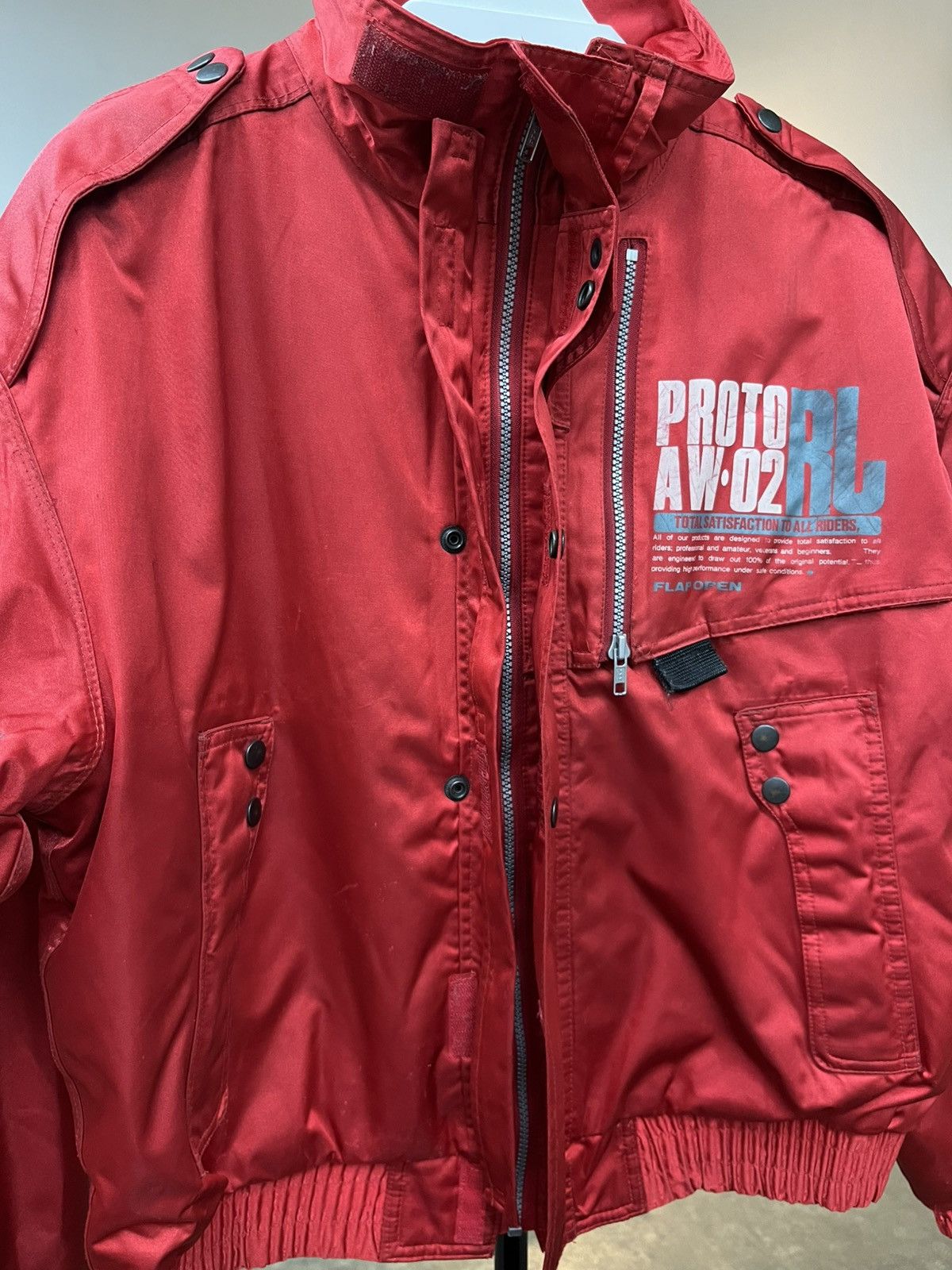 Other Vintage KISS Racing Team Nylon Jacket Red Proto AW:02 RL Size US XXL / EU 58 / 5 - 4 Thumbnail