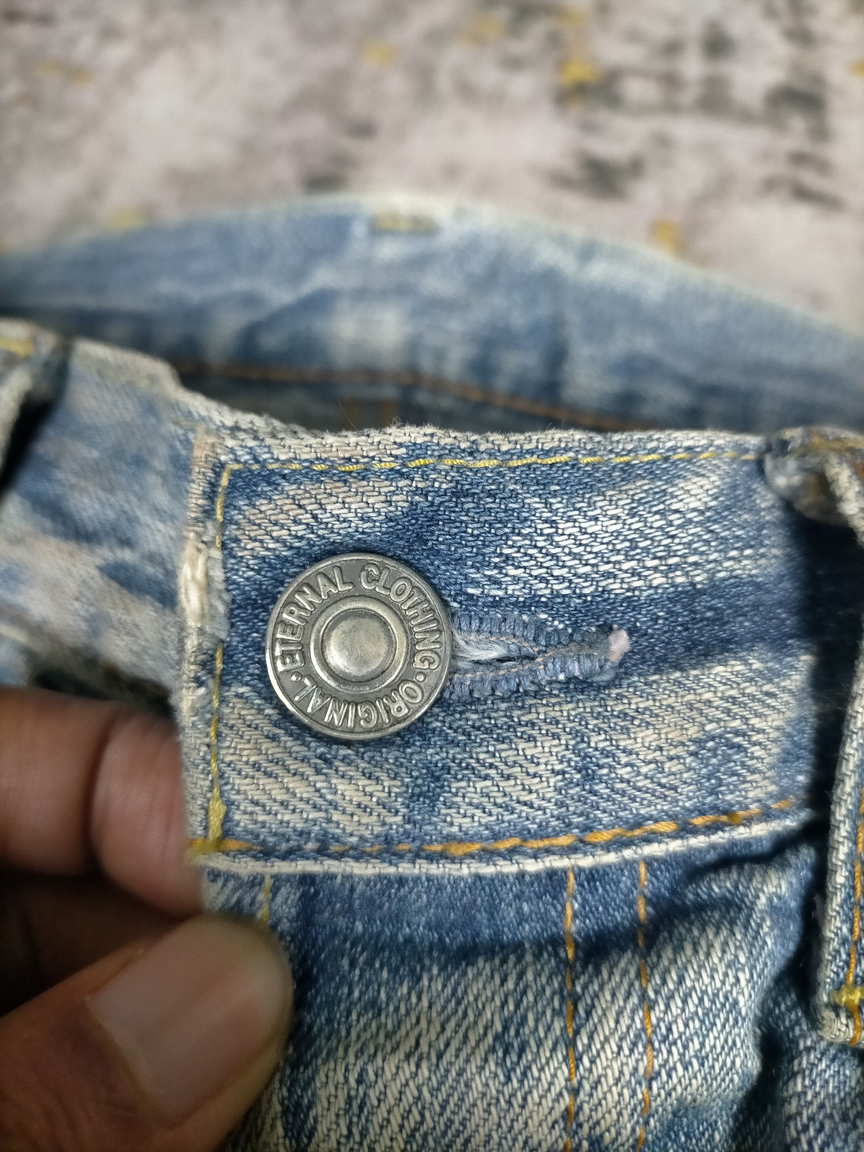 Eternal 90s Eternal Mudwash Thrashed Distressed Jeans Size US 30 / EU 46 - 6 Thumbnail