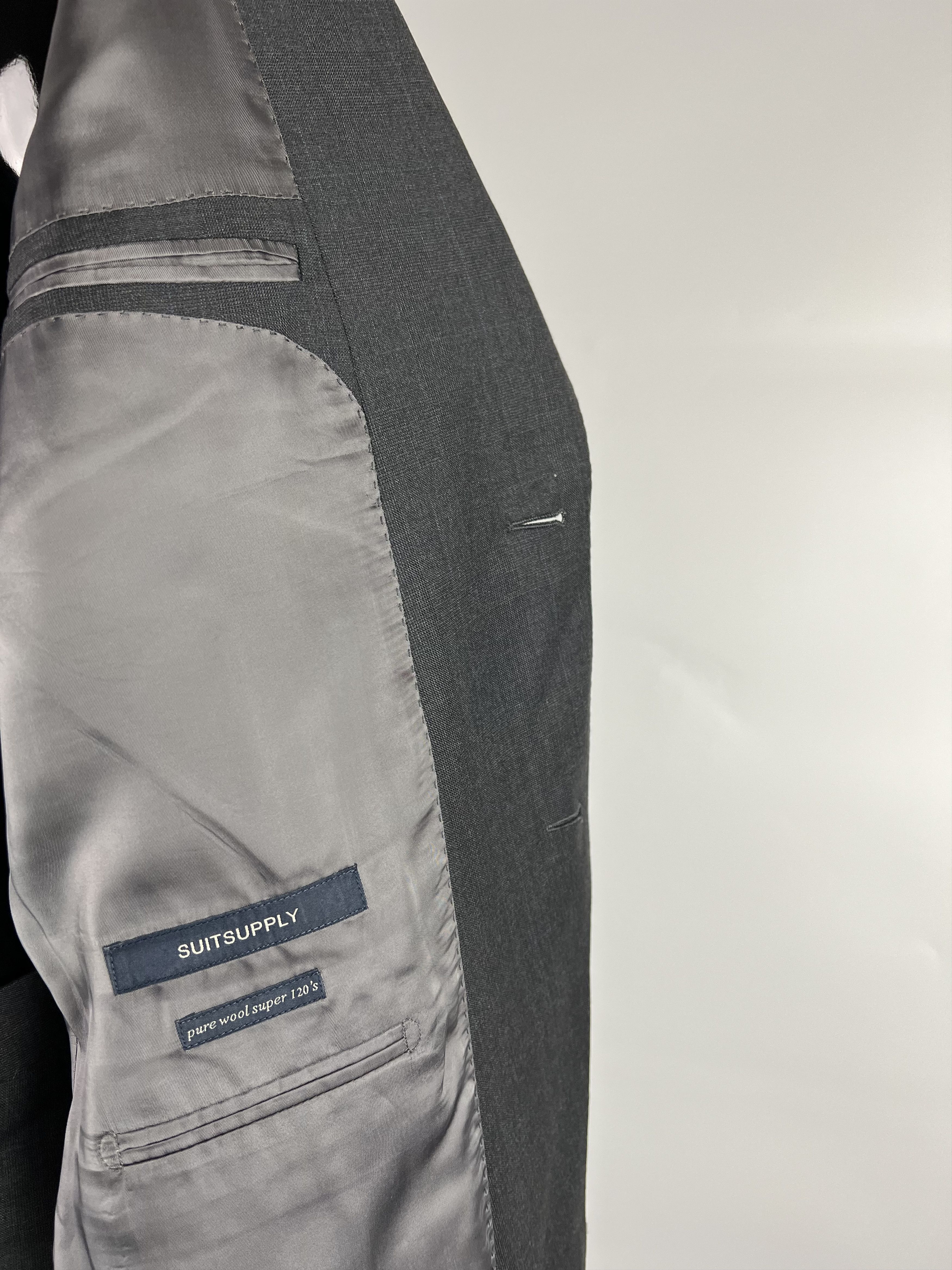 Suitsupply Suitsupply Men's Check Wool Suit Size 52S - 8 Thumbnail