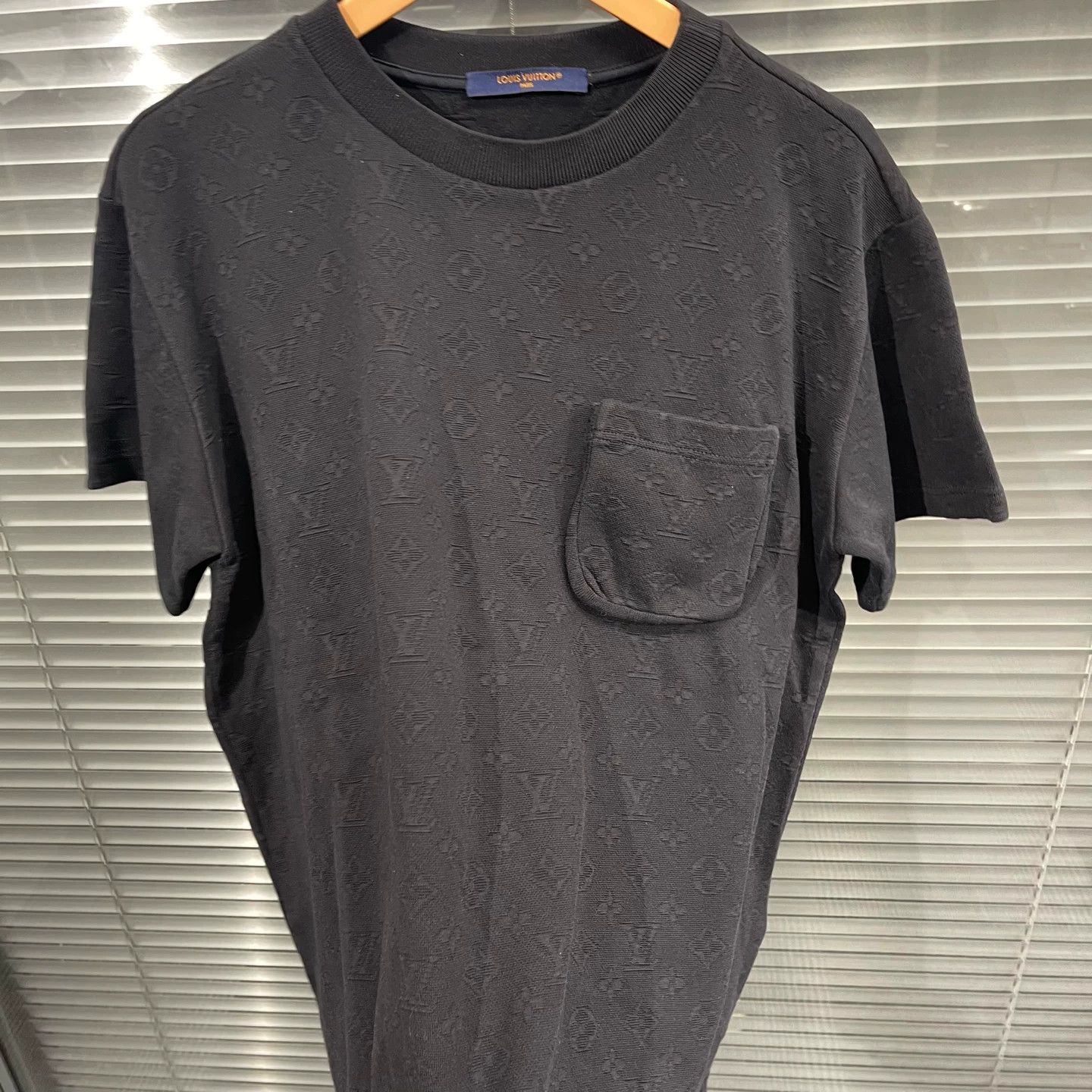 Louis Vuitton LV Black Monogram All-Over Print Short Sleeve Tee Size US M / EU 48-50 / 2 - 4 Thumbnail