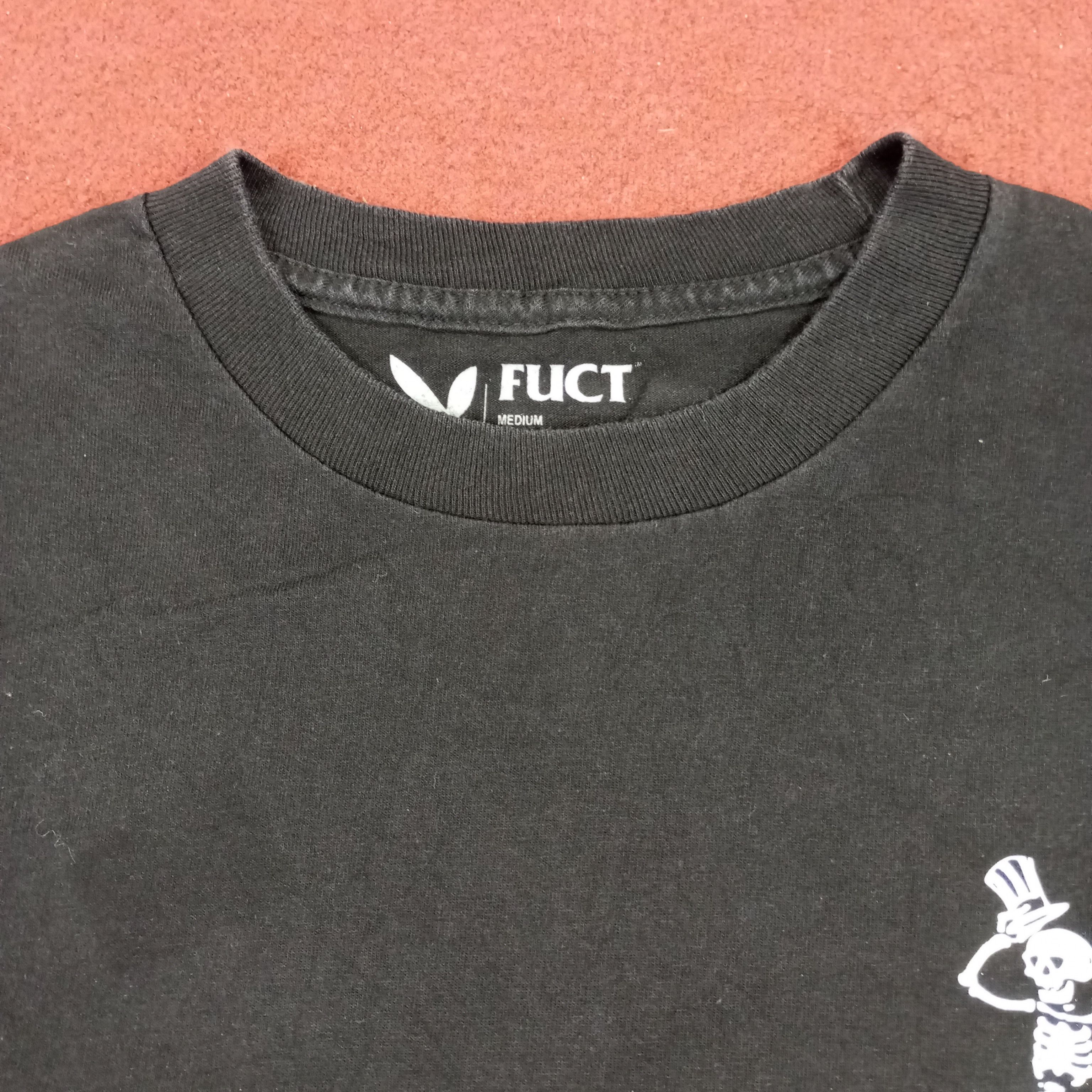 FUCT × Vintage Fuct Skulls Skater Skateboard Design Tshirt Size US M / EU 48-50 / 2 - 6 Thumbnail
