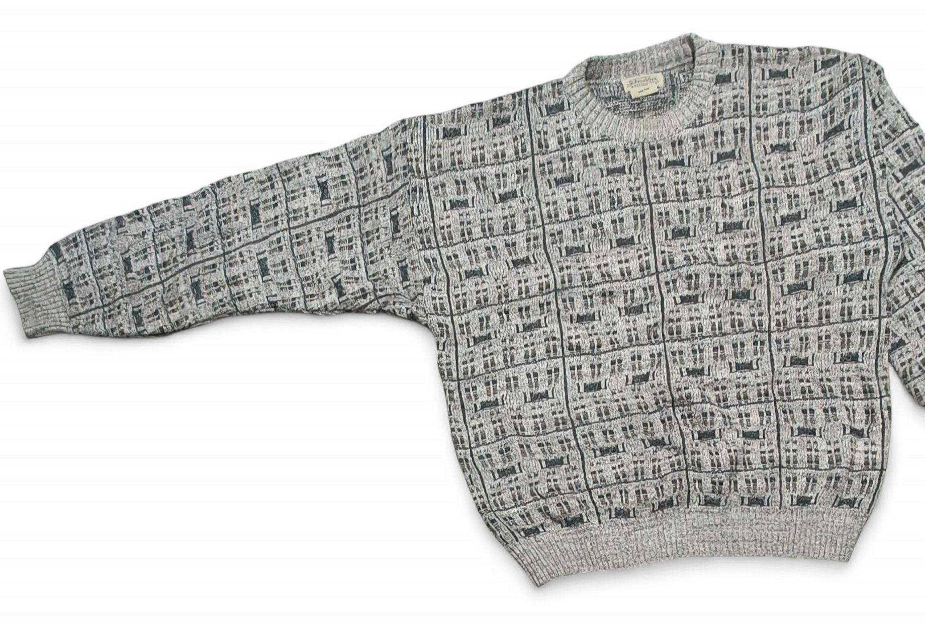 St. Johns Bay Vintage 90s STJOHNSBAY Ethnic Striped Motifs Knit Sweater Size US L / EU 52-54 / 3 - 3 Thumbnail