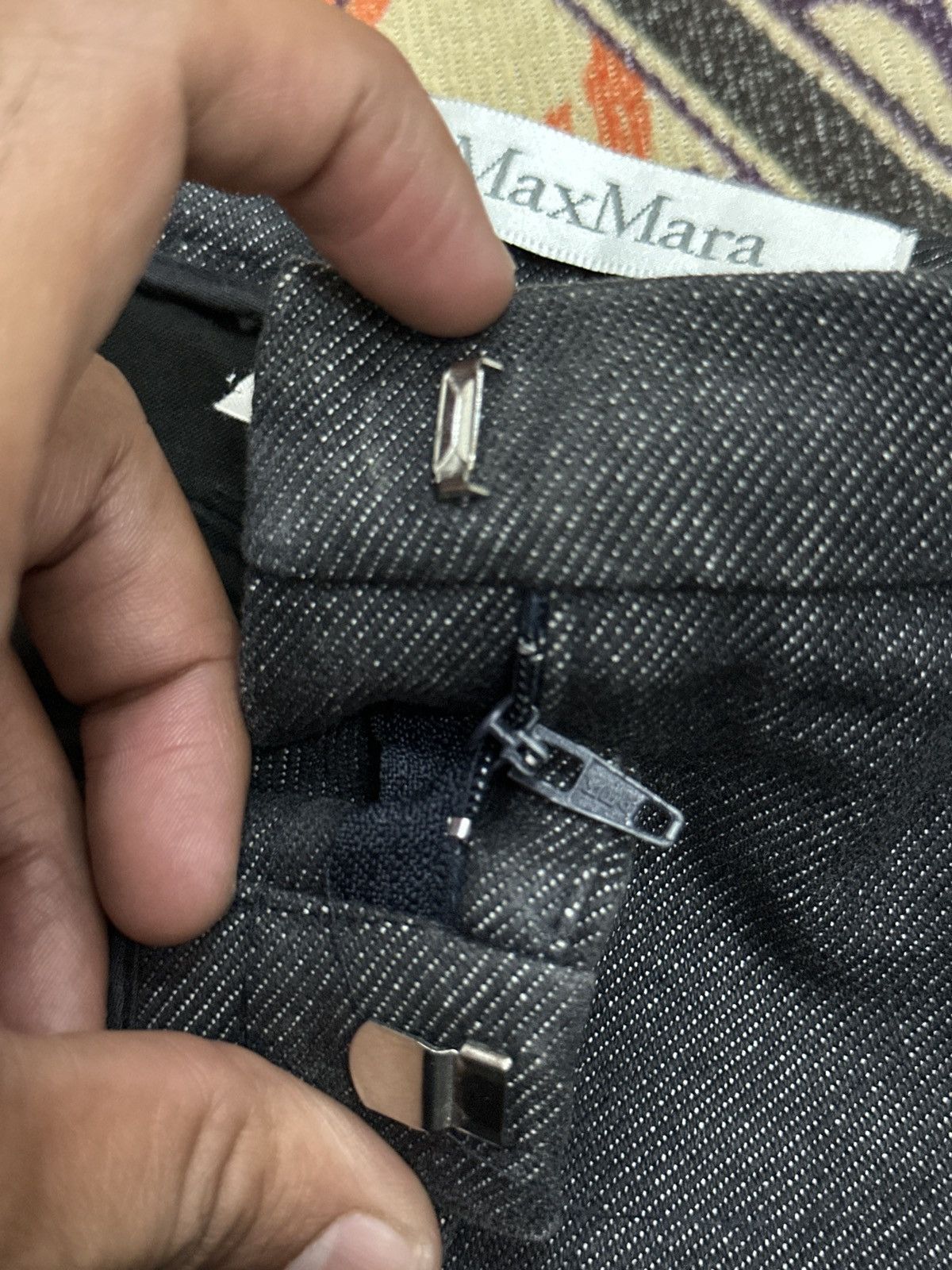 Max Mara Max Mara Made in Italy Denim Pant Size 28" / US 6 / IT 42 - 7 Thumbnail