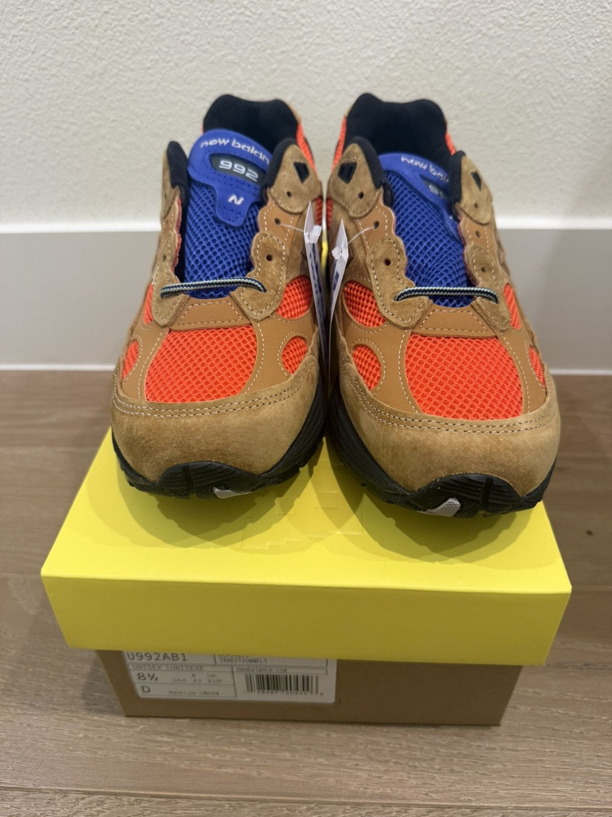 Action Bronson × New Balance BAKLAVA New Balance Action Bronson 992 "Tiger Eye" Sz 8.5 Size US 8.5 / EU 41-42 - 2 Thumbnail