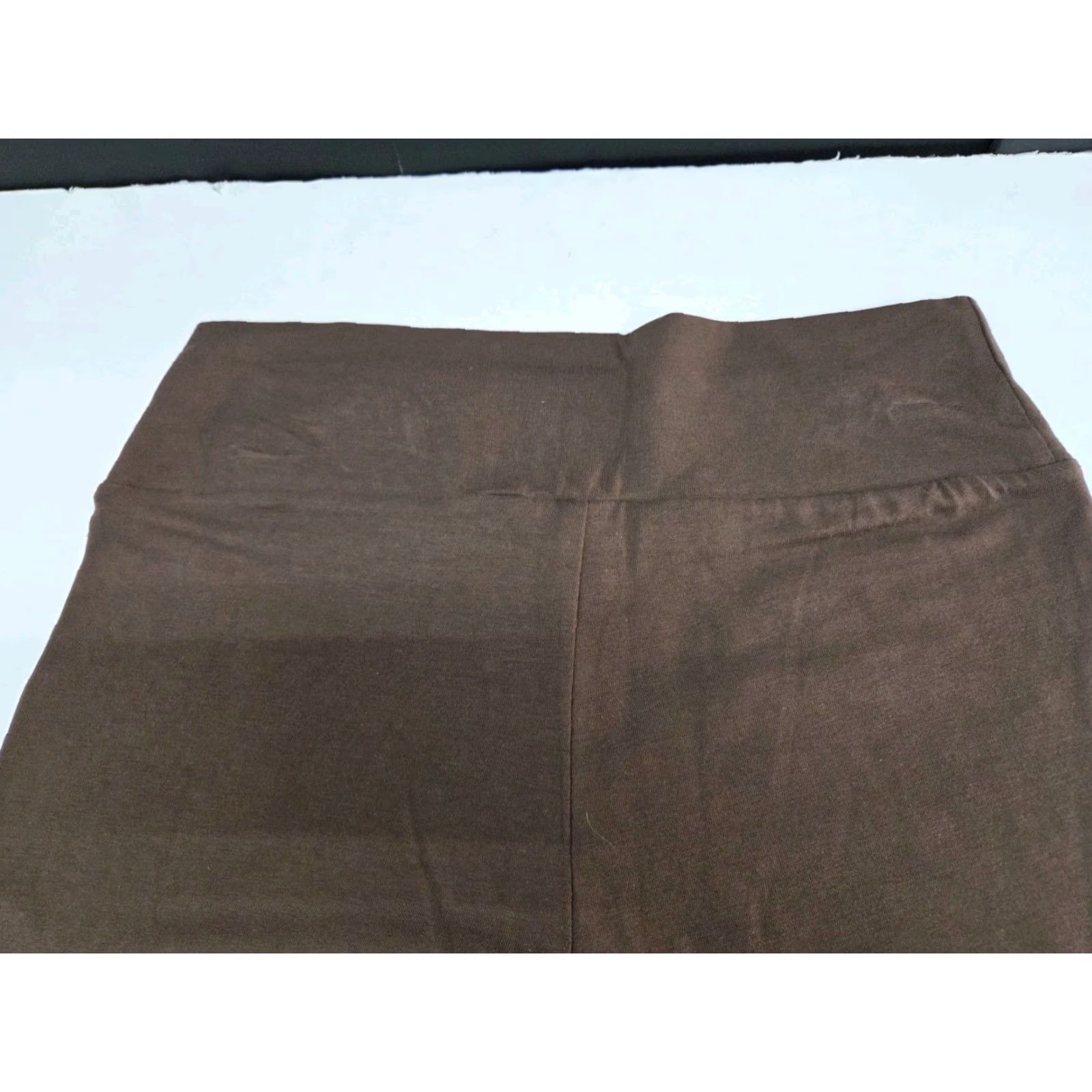 Fashion Nova NWT Fashion Nova Running Around Women's High Rise Leggings Chocolate M #8322 Size 32" / US 10 / IT 46 - 4 Thumbnail