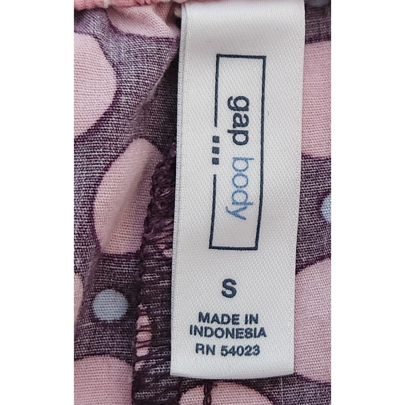 Gap Gap Body Burgundy Mauve Polka Dot Sleep Shorts Small Soft Size 30" / US 8 / IT 44 - 4 Thumbnail