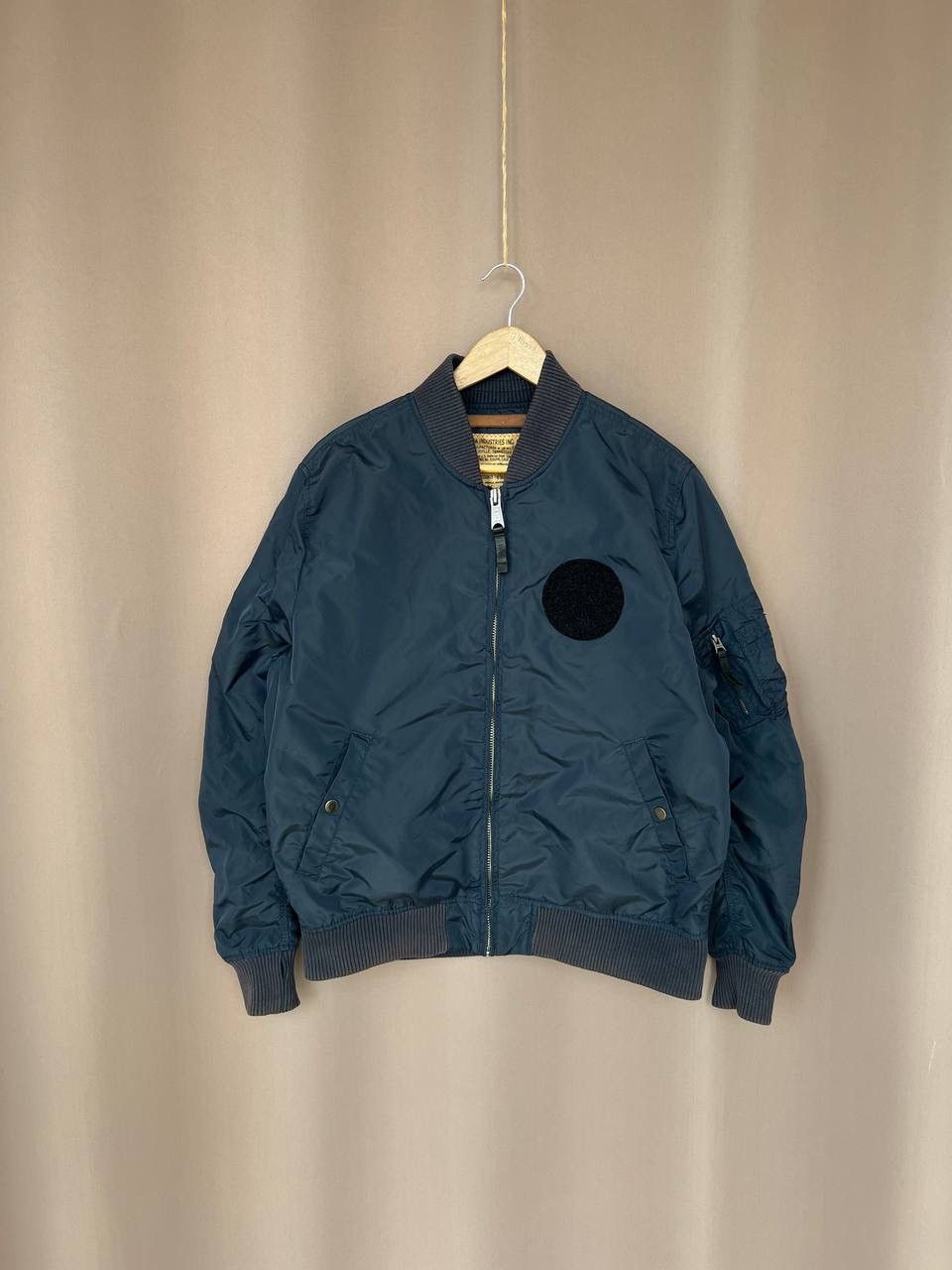 Alpha Industries Alpha Industries Mens Full Zip Bomber Jacket Size M Aviator Size US M / EU 48-50 / 2 - 1 Thumbnail