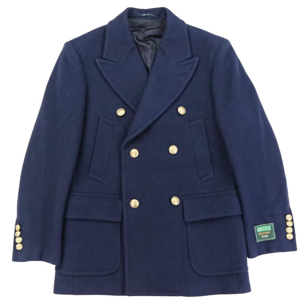 Gucci Gucci Gucci Wool Coat Cotton Outerwear 715703 DUTY FREE for USA Size ONE SIZE - 1 Thumbnail