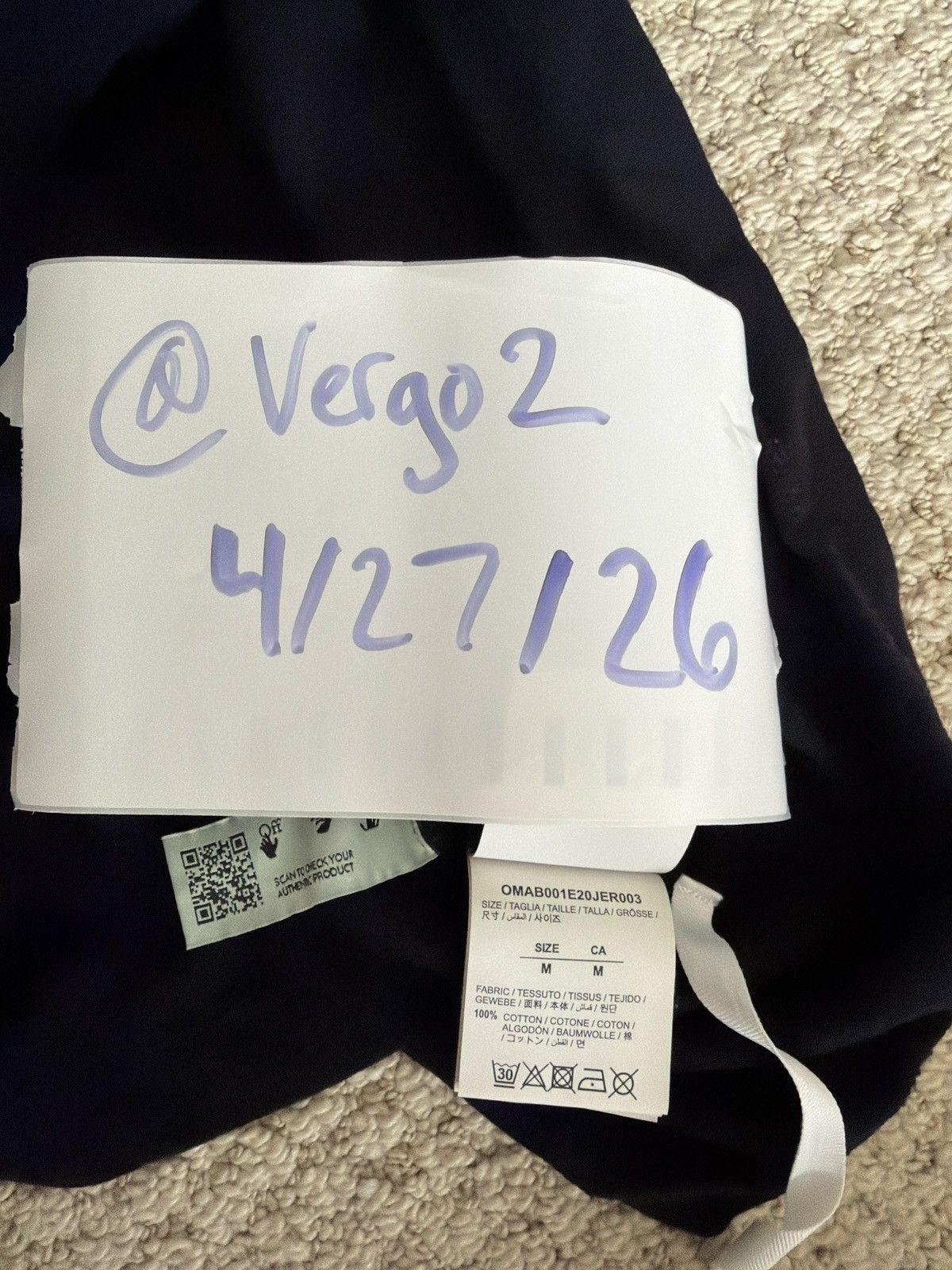 Off-White Off White Marker Long Sleeve Size US M / EU 48-50 / 2 - 6 Thumbnail