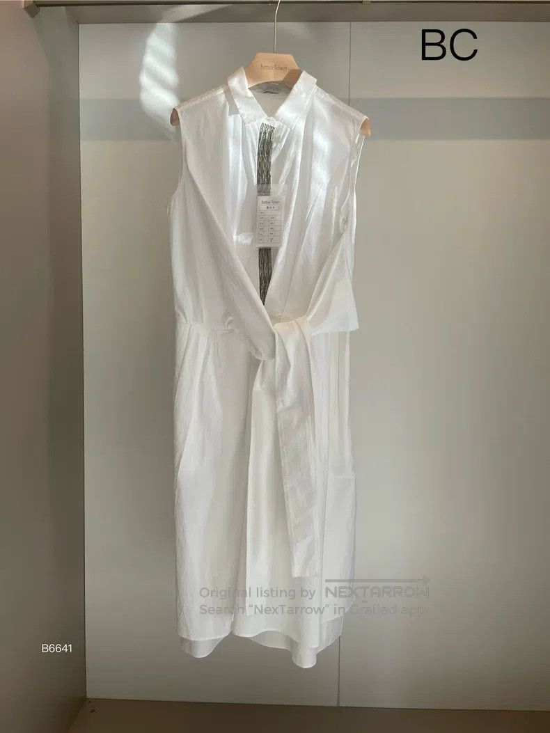 Brunello Cucinelli Brunello Cucinelli White Dress Size M / US 6-8 / IT 42-44 - 1 Thumbnail