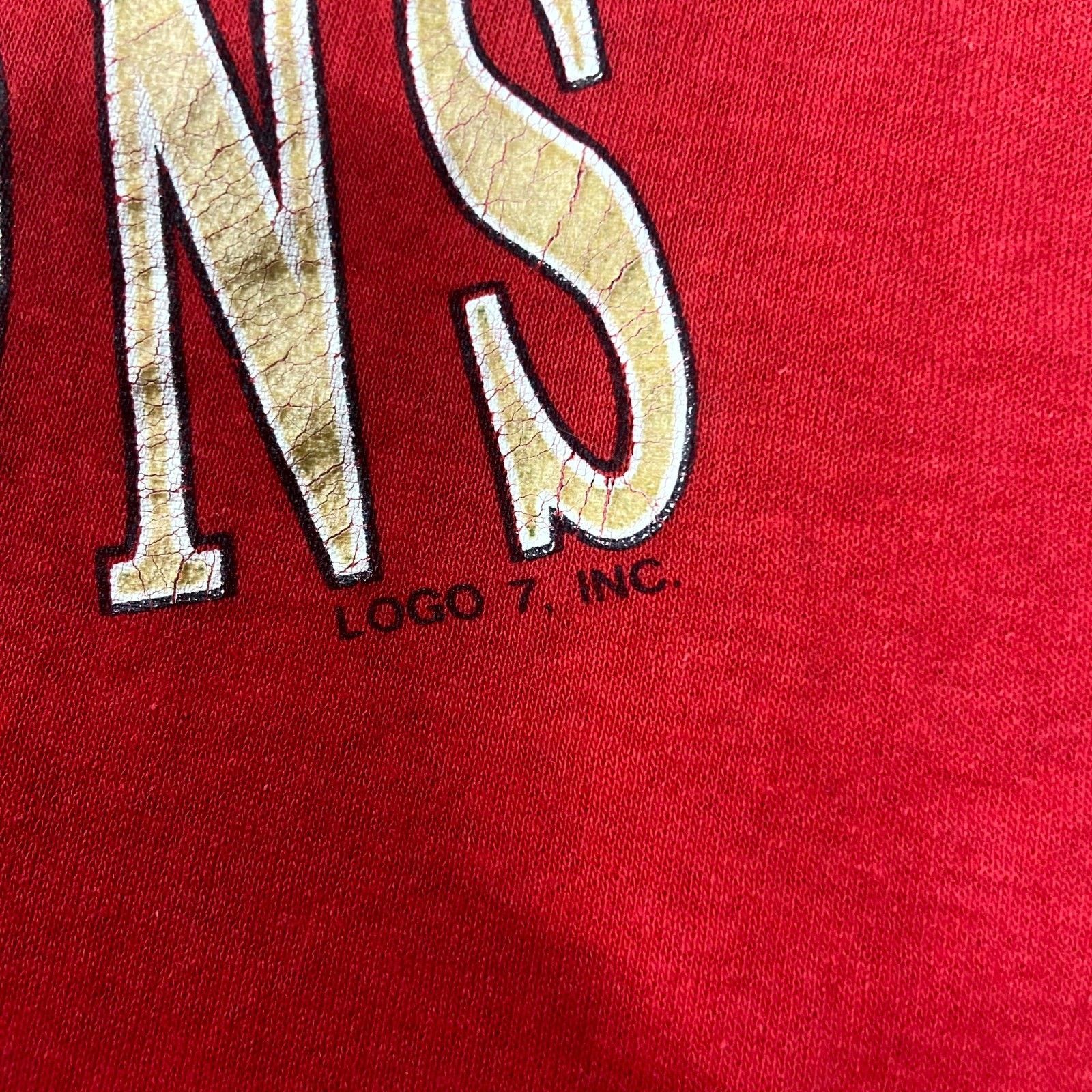 Logo 7 VTG 1986 San Francisco 49ers L Logo 7 Super Bowl Champions Size US L / EU 52-54 / 3 - 5 Thumbnail