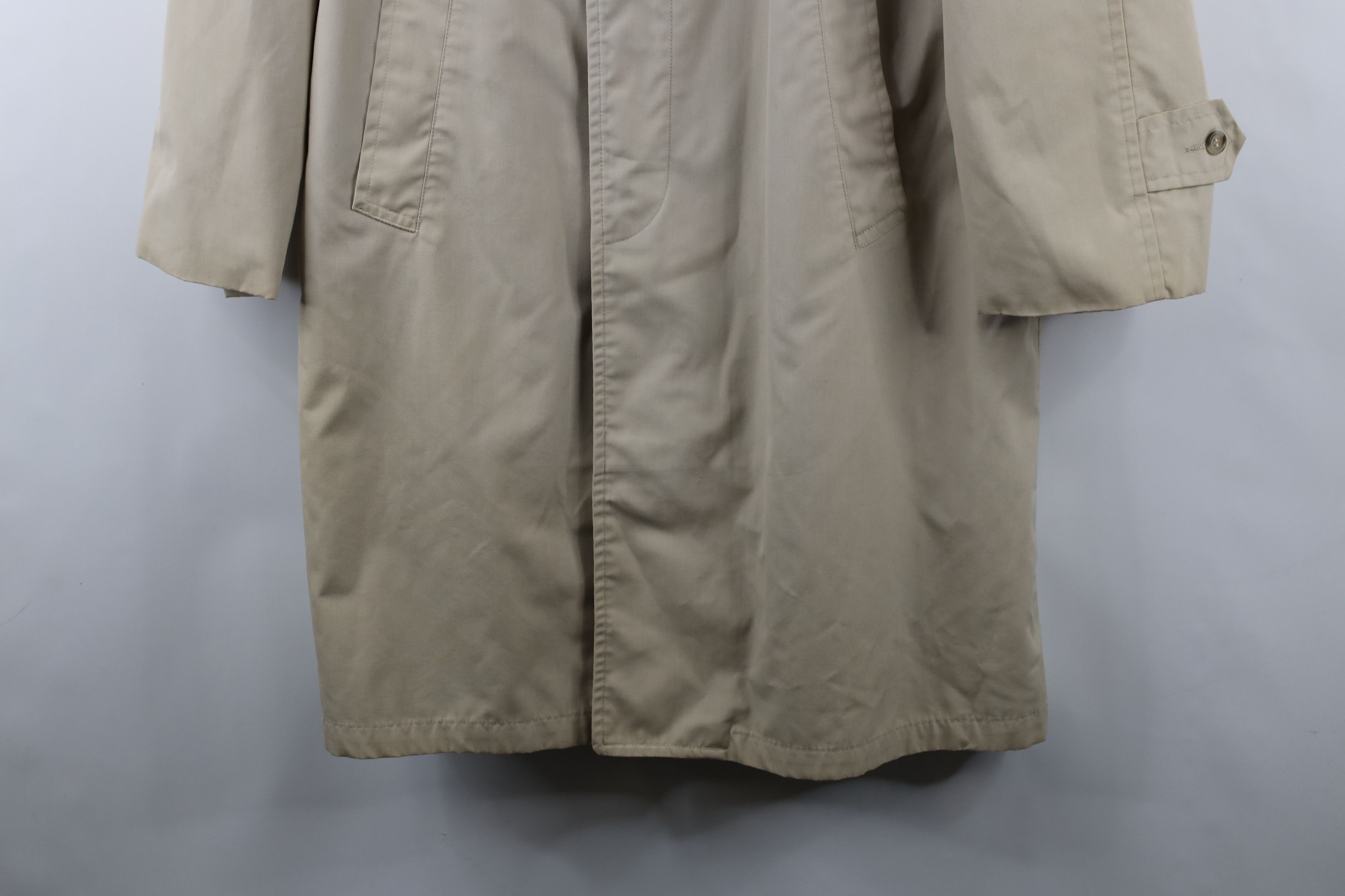 Vintage Vintage 60s 70s Streetwear Trench Coat Rain Jacket Beige USA Size US L / EU 52-54 / 3 - 4 Thumbnail
