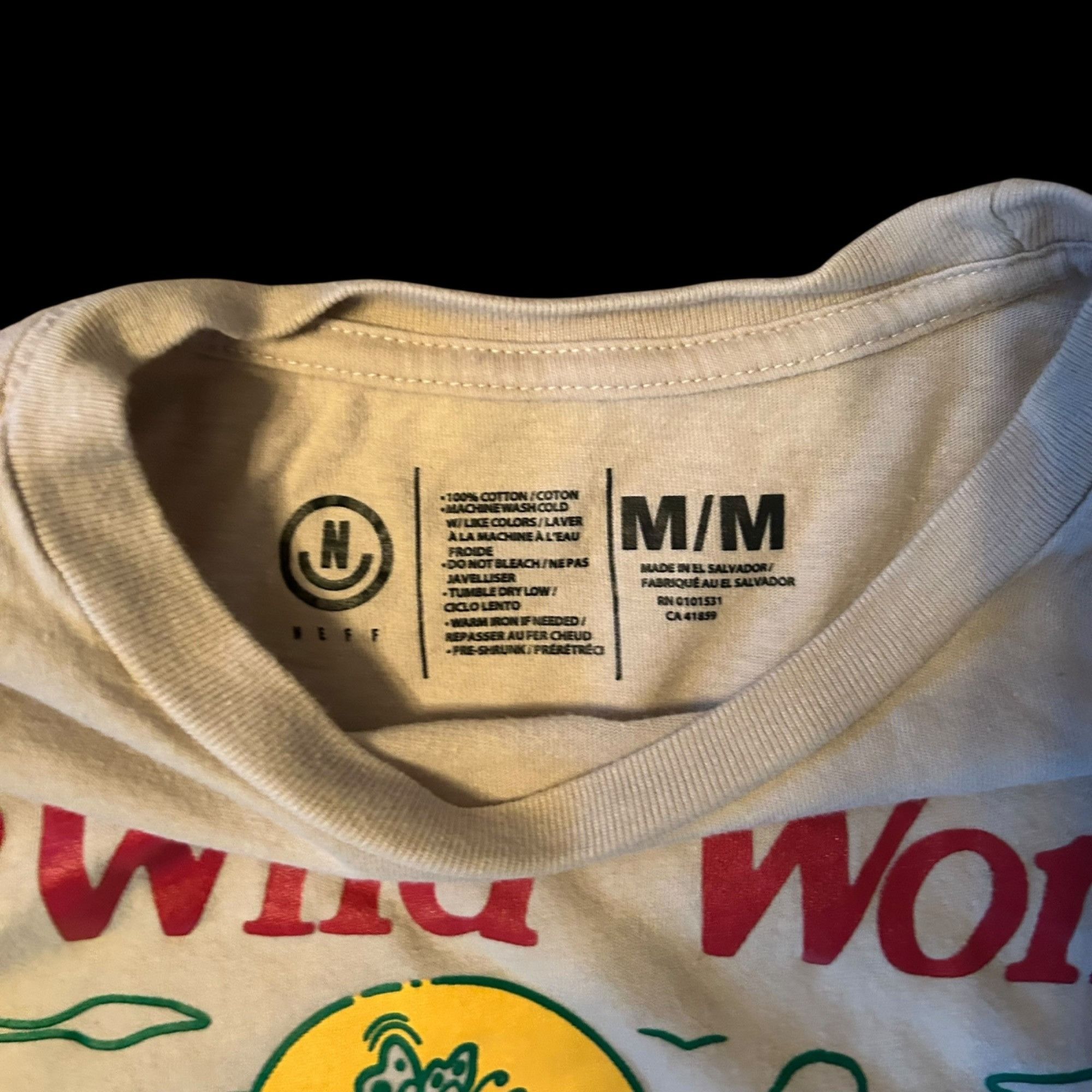 NEFF Neff Wild World Graphic Long Sleeve Tee M Size US M / EU 48-50 / 2 - 4 Thumbnail