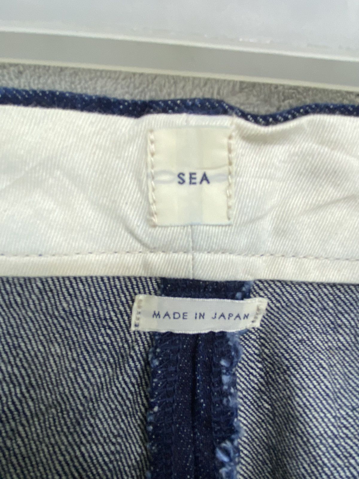Vintage JAPANESE BRAND SEA BOOTCUT BLIE DENIM SELVEDGE Size US 26 / EU 42 - 7 Thumbnail