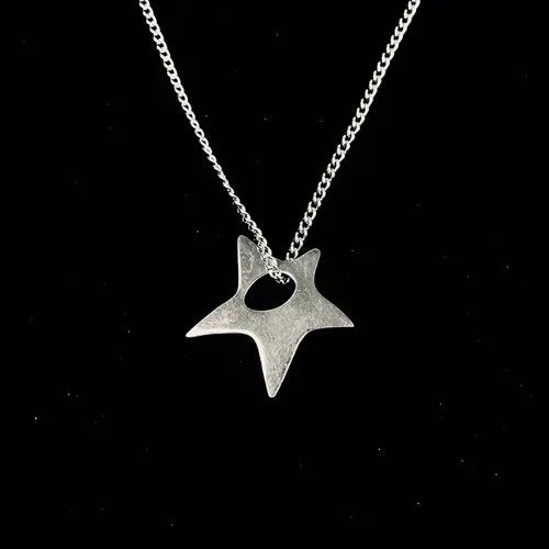 VIBE Chain Star Necklace Y2K Pop Punk Grunge Size ONE SIZE - 5 Thumbnail