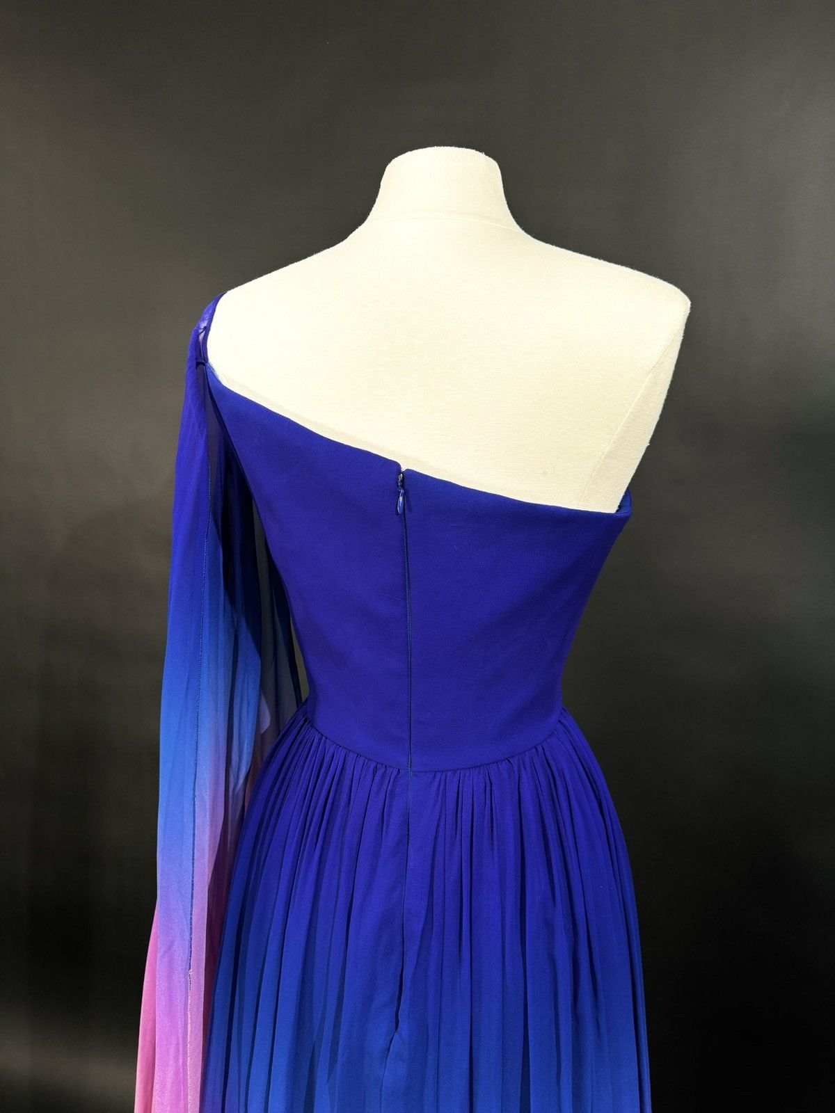 Other Brand New US 6 Georges Hobeika Ombré Chiffon Evening Dress Size M / US 6-8 / IT 42-44 - 6 Thumbnail