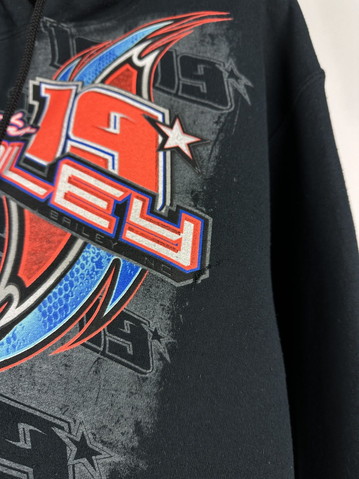 Vintage Vintage Y2K Hunter Bailey 19 Racing Hoodie Size US M / EU 48-50 / 2 - 14 Thumbnail
