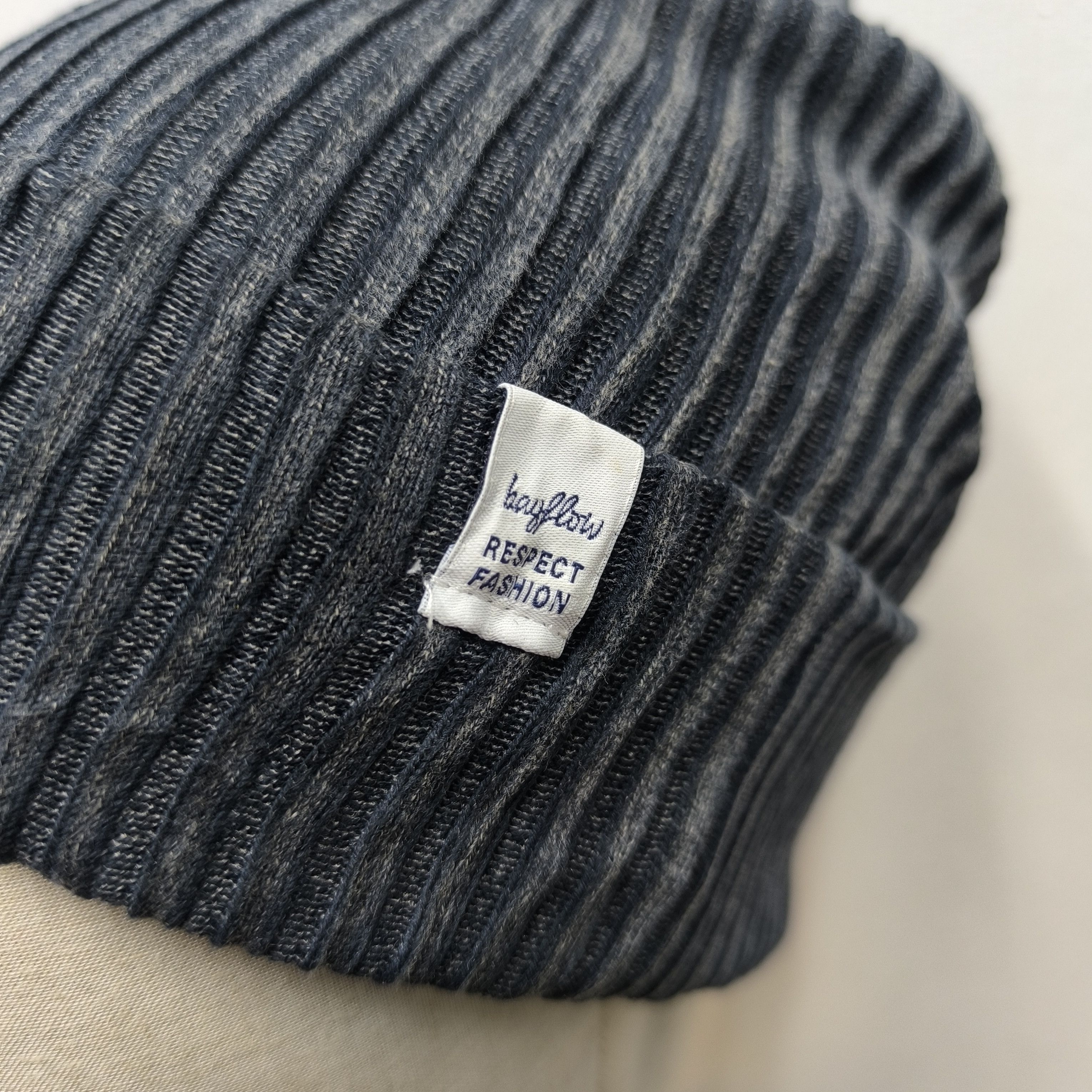 Japanese Brand 💥 Bayflow patch mudwash beanie hat Size ONE SIZE - 3 Thumbnail