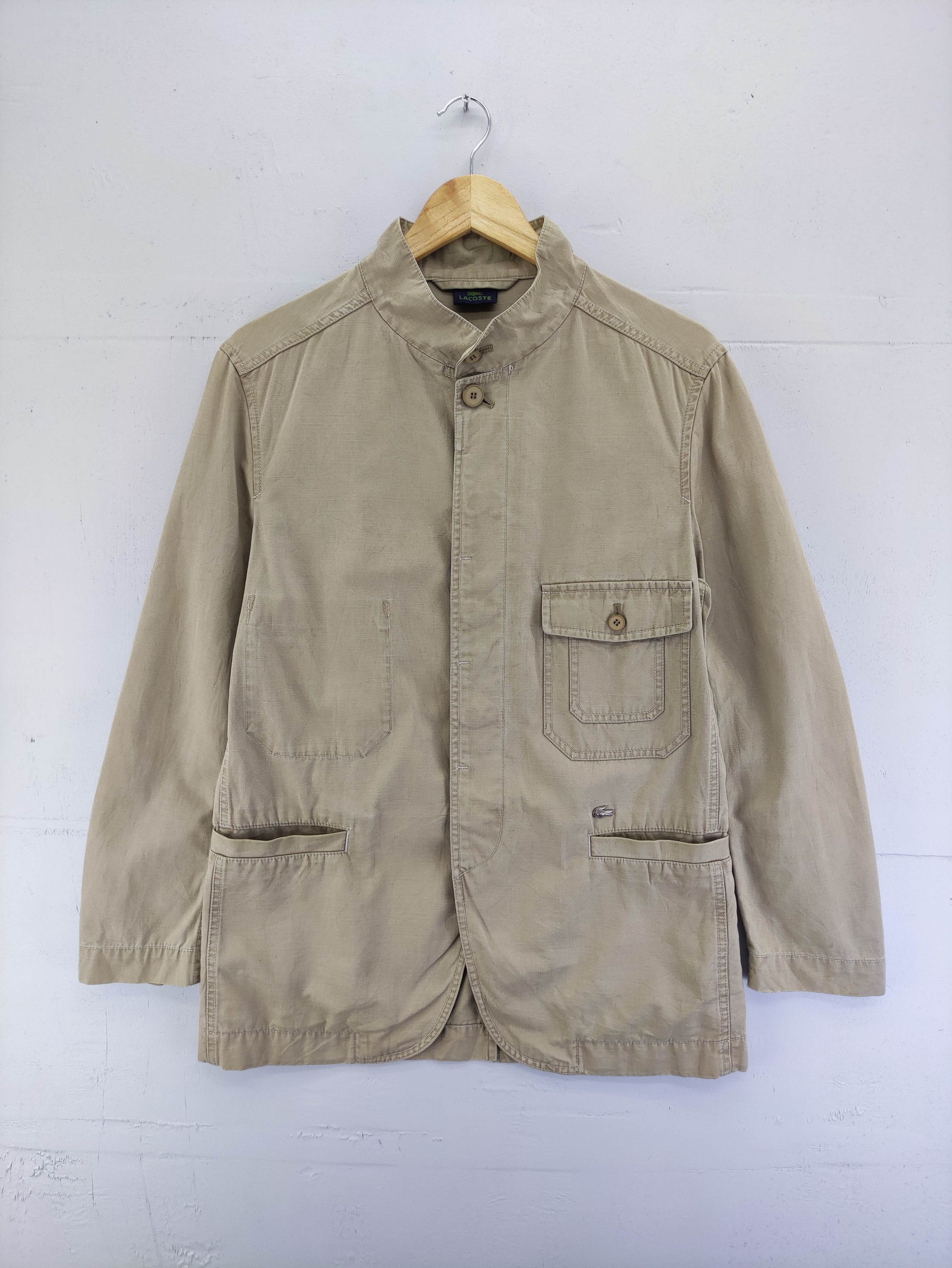 Lacoste Vintage Lacoste Chore Jacket Button Up Size US M / EU 48-50 / 2 - 1 Thumbnail