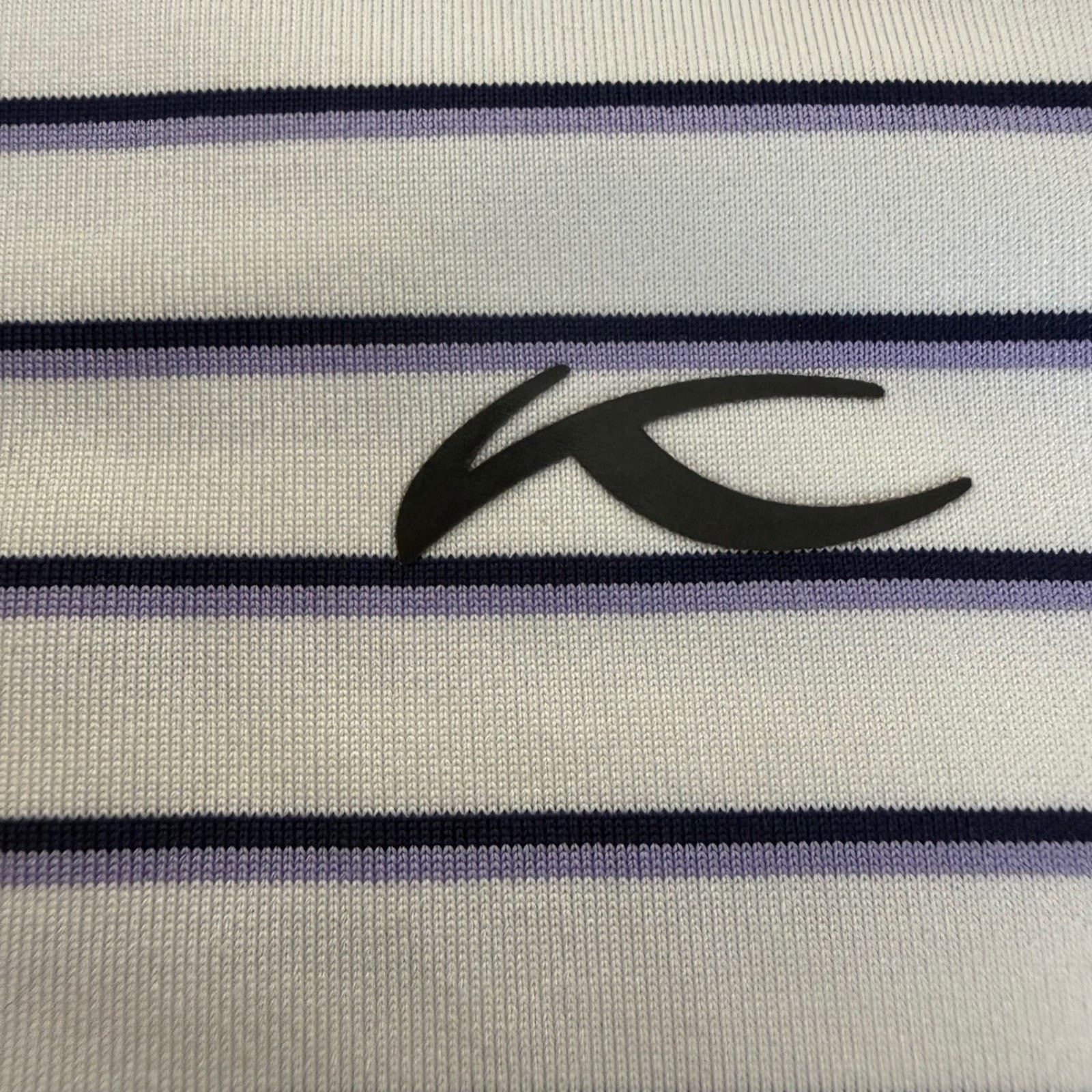 KJUS KJUS Polo Shirt Mens 2XL Performance Golf Striped Size US XXL / EU 58 / 5 - 7 Thumbnail