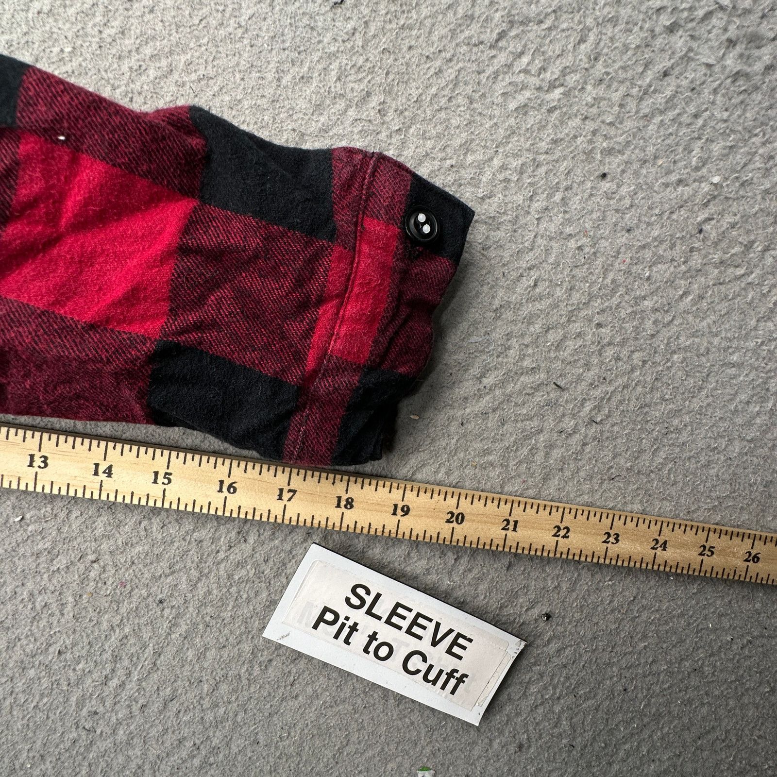 Levi's Levis Red Black Buffalo Plaid Jacket Small Sherpa Lined Size US S / EU 44-46 / 1 - 3 Thumbnail