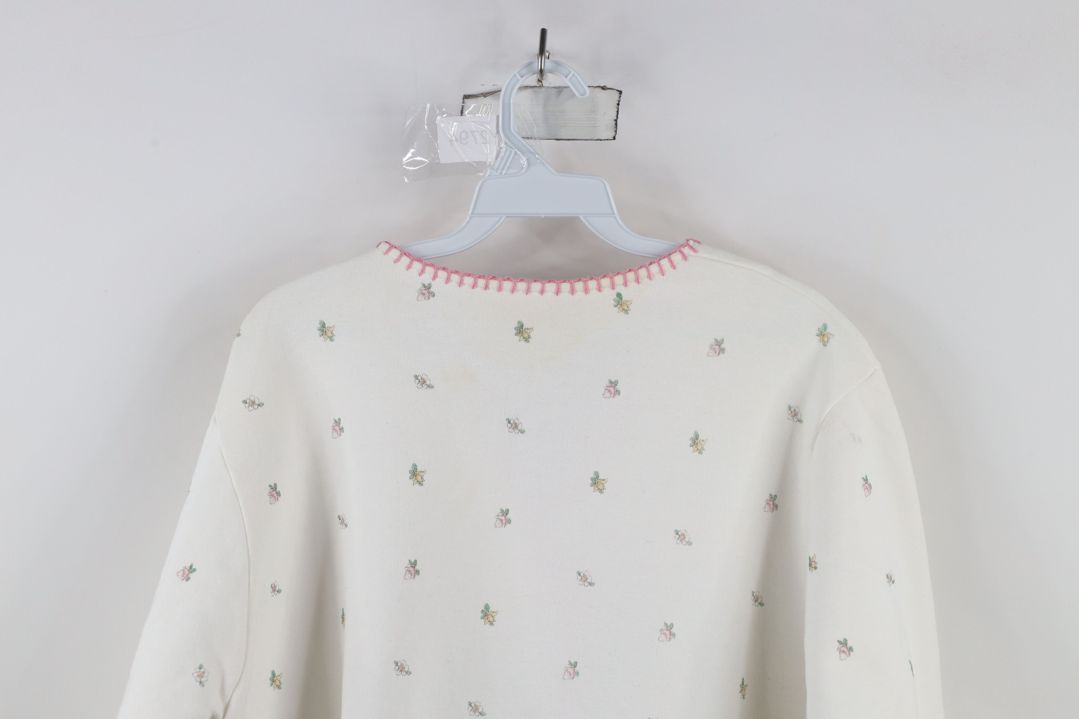 Vintage Vintage 90s Streetwear Over Print Cardigan Sweatshirt USA Size L / US 10 / IT 46 - 13 Thumbnail