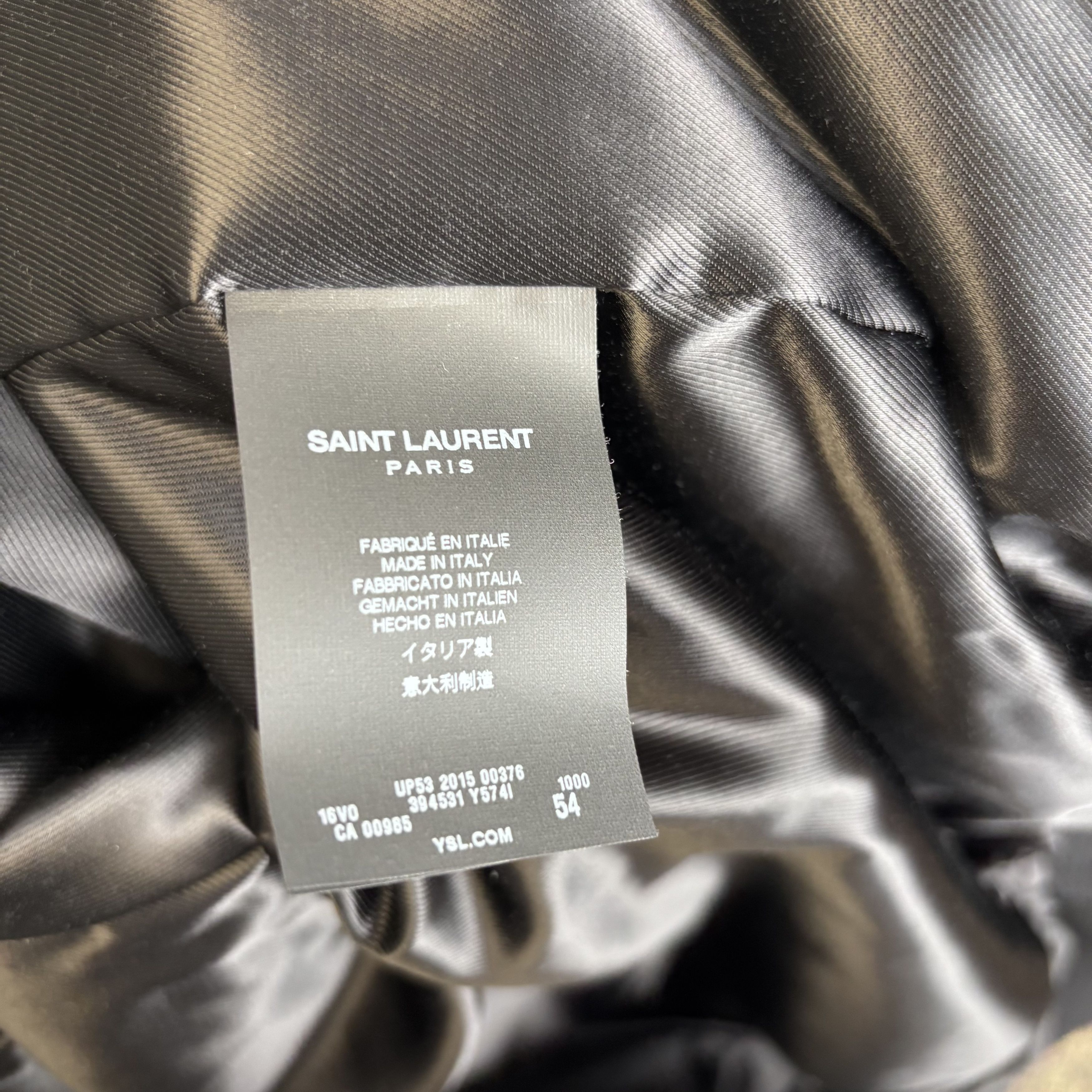 Saint Laurent Paris Saint Laurent Striped Puffa Coat Size US L / EU 52-54 / 3 - 6 Thumbnail