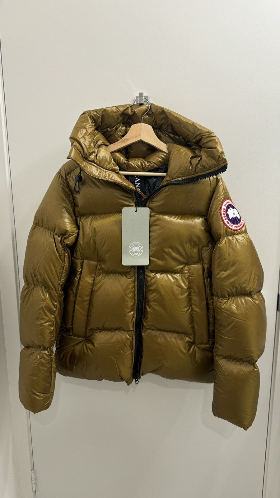 image of Canada Goose Crofton Puffer in Gold, Men's (Size XS)