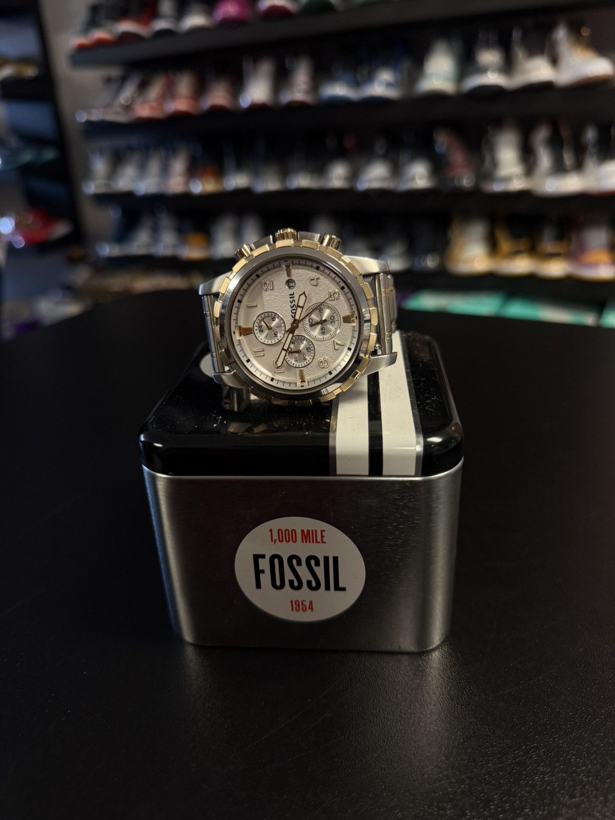 Fossil Fossil Gold/Silver Watch Adjustable Size W Extra Links Size ONE SIZE - 4 Thumbnail