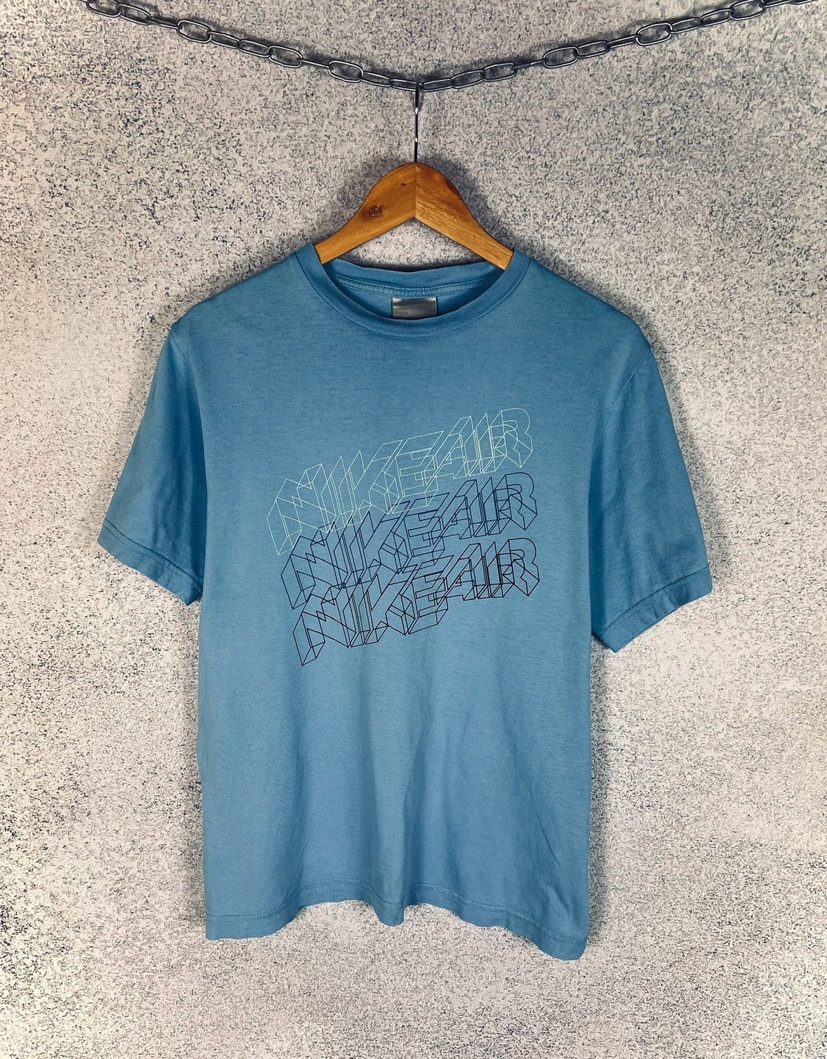 Nike Vintage Nike Air Rare Big Logo Tee 90s Size US S / EU 44-46 / 1 - 1 Thumbnail