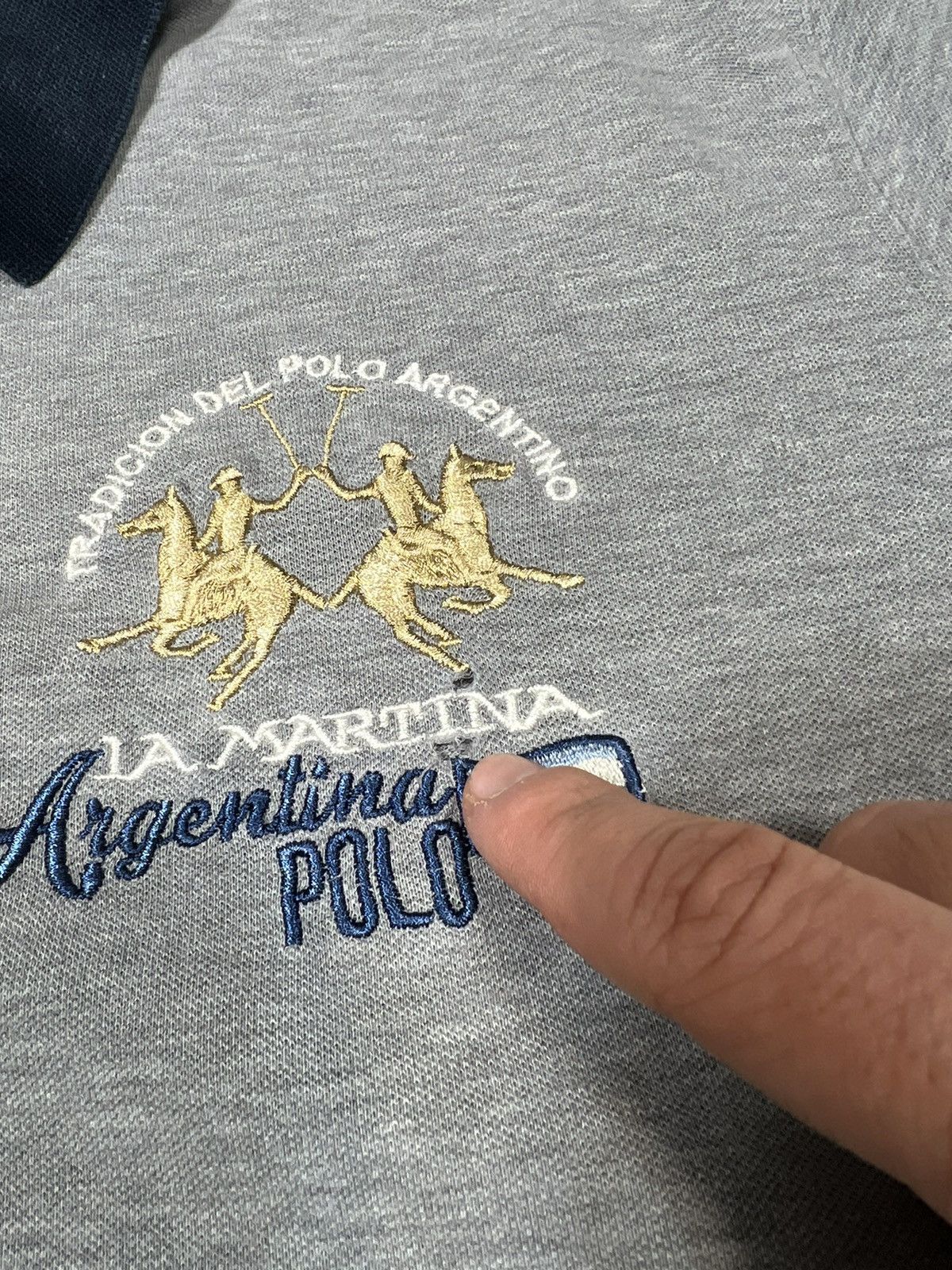 Vintage Vintage La Martina Argentina Polo Team Tee Size US XL / EU 56 / 4 - 4 Thumbnail