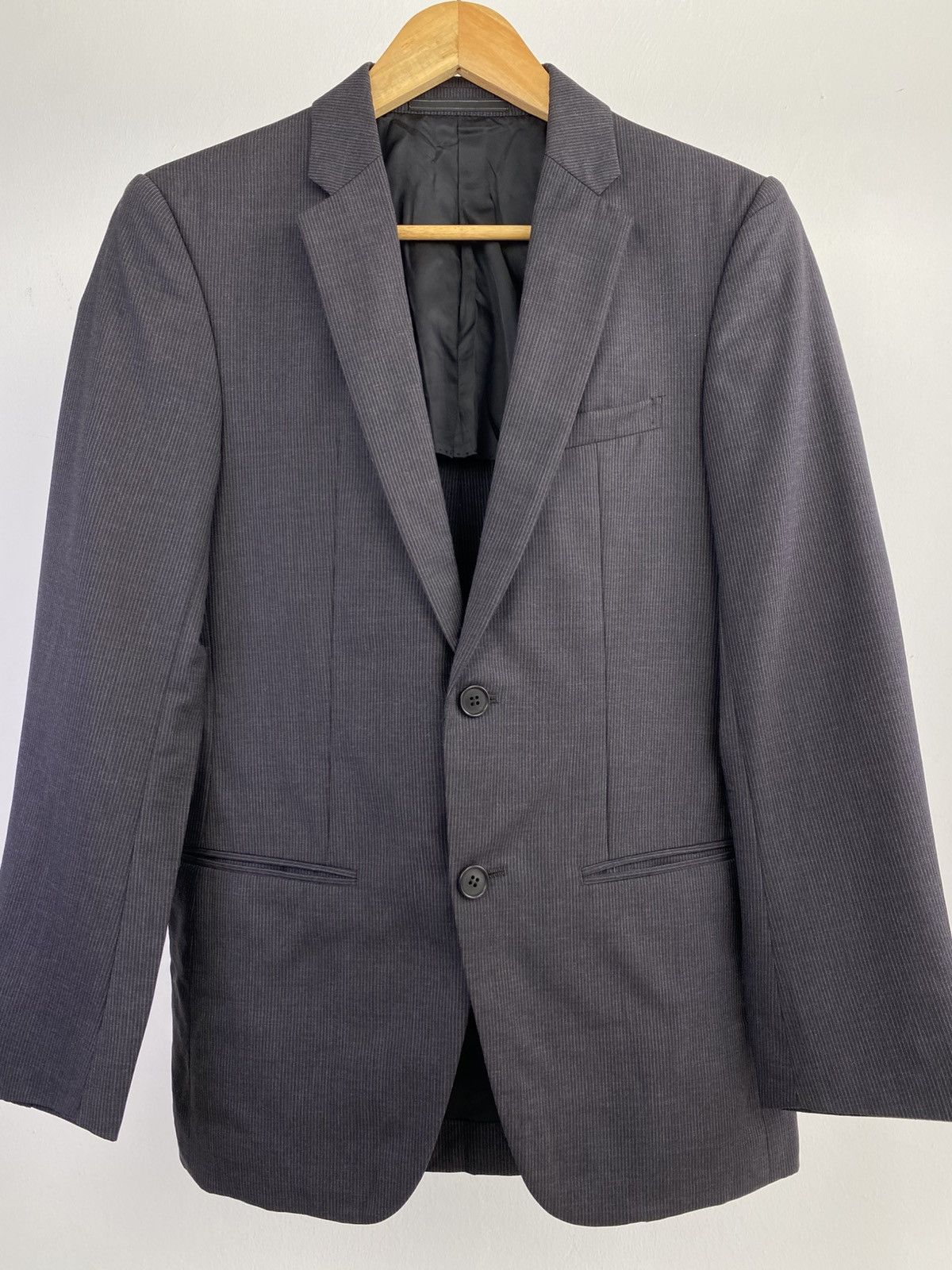 Neil Barrett 2000’s Neil Barrett Pinstripe Cropped Blazer Jacket Size US M / EU 48-50 / 2 - 4 Thumbnail