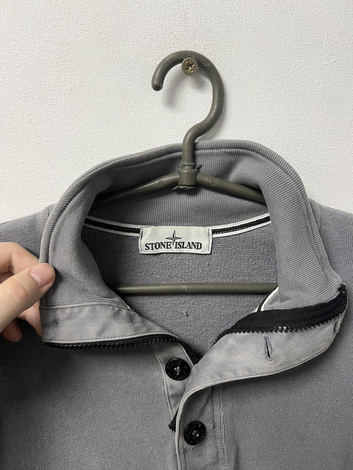 Stone Island Stone island 1/4 zip hoodie S Size US S / EU 44-46 / 1 - 3 Thumbnail