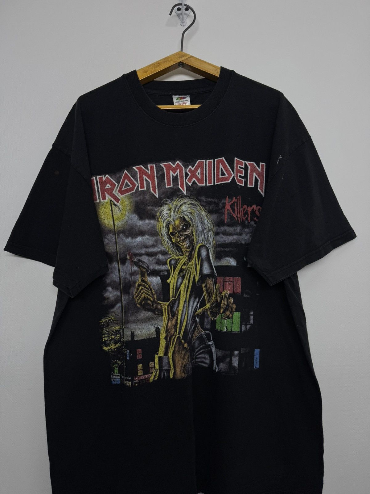 Fruit Of The Loom Iron Maiden 2010 World Tour Vintage T Shirt Size US XL / EU 56 / 4 - 4 Thumbnail