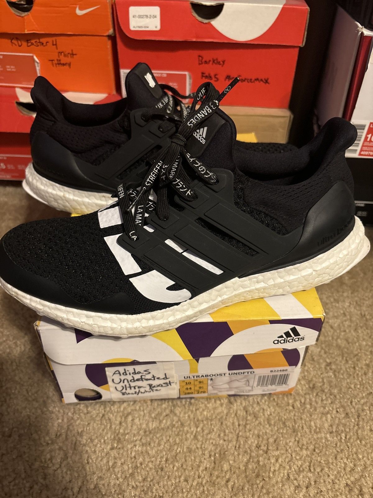 Adidas Adidas Undefeated ultra boost size 10 Size US 10 / EU 43 - 1 Thumbnail