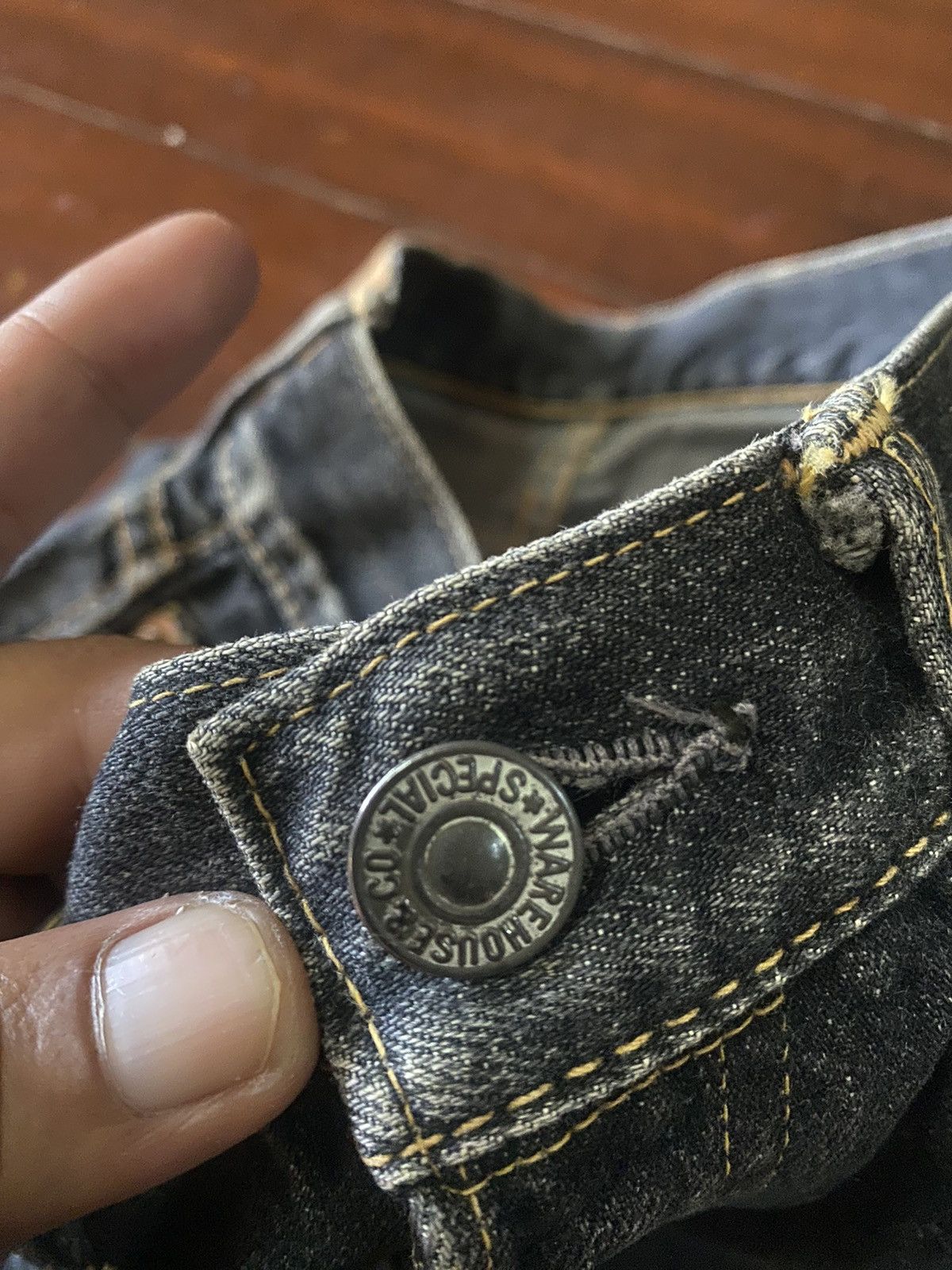 Sugar Cane Neputa Genus No.4 Wanderer by Warehouse Selvedge Jeans short Size US 30 / EU 46 - 7 Thumbnail