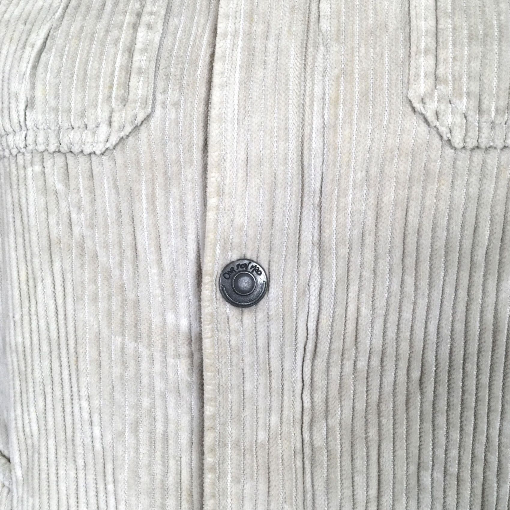 Quiksilver VINTAGE Quiksilver Jacket 10 Cotton Corduroy Sherpa Lining Beige Women Short Sleeve Button Down Collared Fall Winter Spring Regular Mens Womens Size L / US 10 / IT 46 - 7 Thumbnail