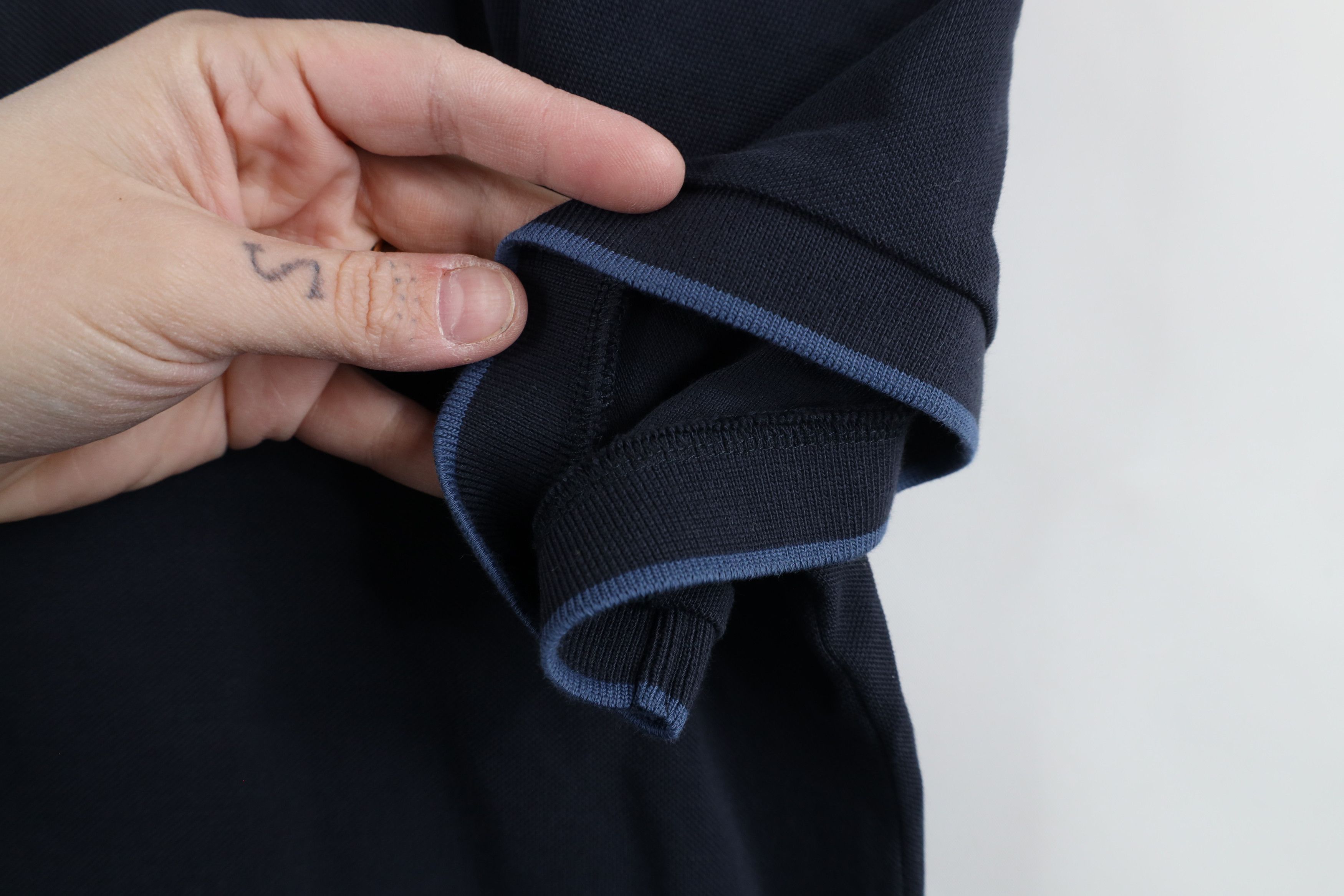 Hugo Boss × Vintage Hugo Boss Regular Fit Pima Cotton Collared Polo Shirt Blue Size US XXL / EU 58 / 5 - 4 Thumbnail