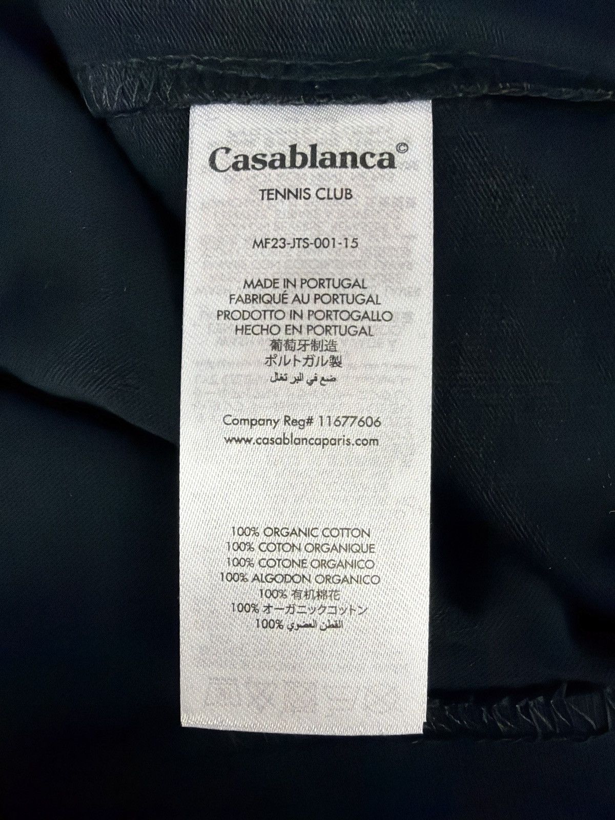 Casablanca Casablanca Tee Tennis Club Black Size US XL / EU 56 / 4 - 3 Thumbnail